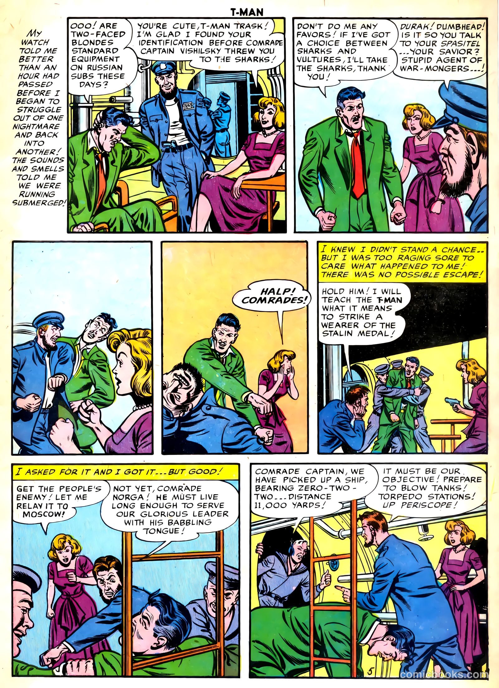 T-Man #35 (1956) — page 7 of 36
