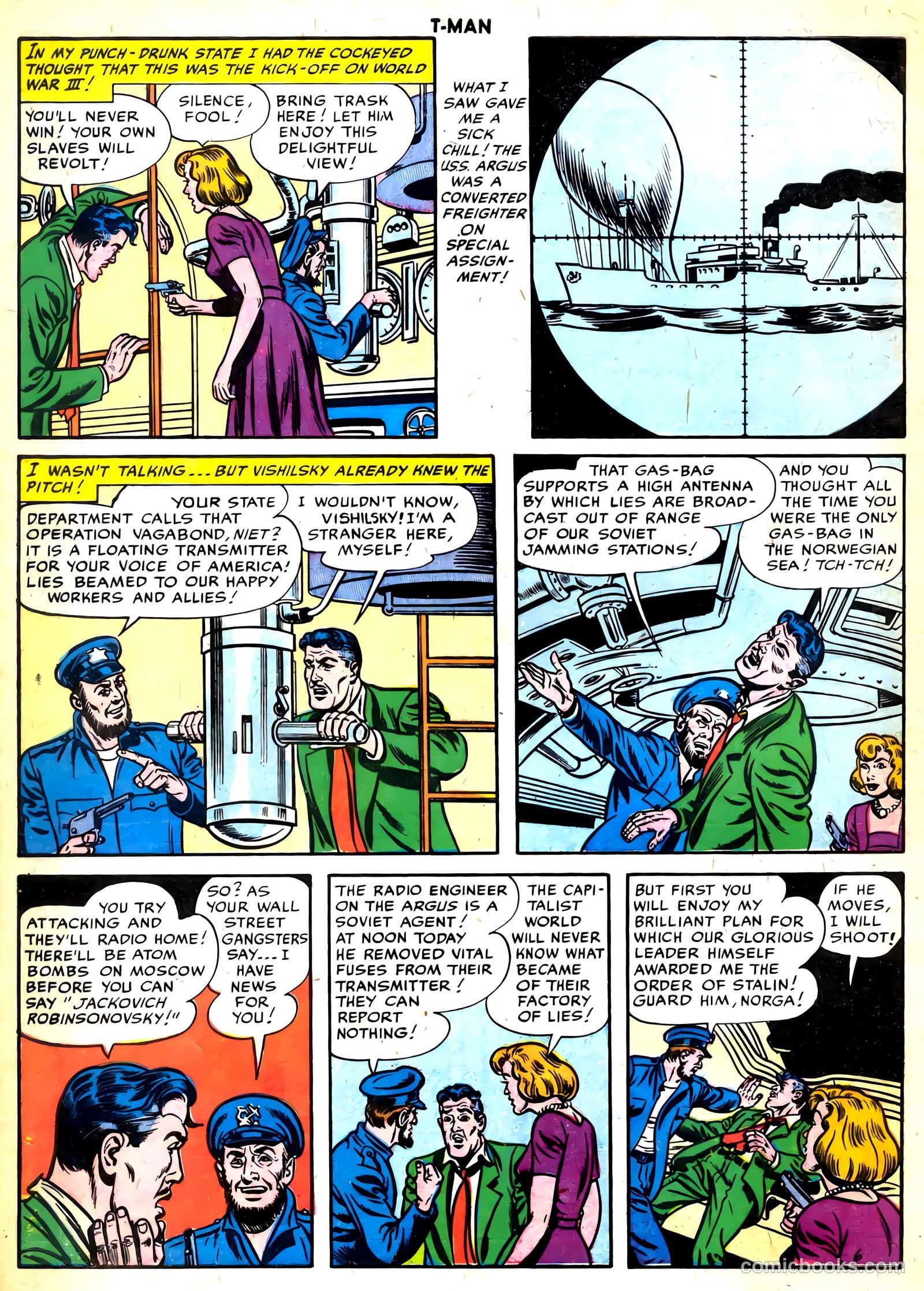 T-Man #35 (1956) — page 8 of 36