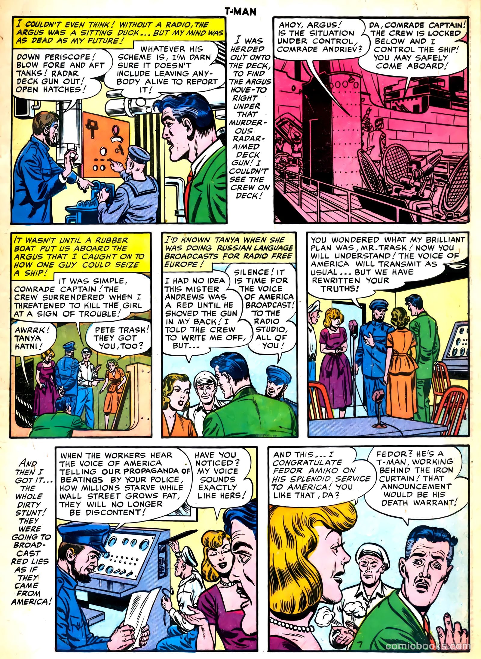 T-Man #35 (1956) — page 9 of 36
