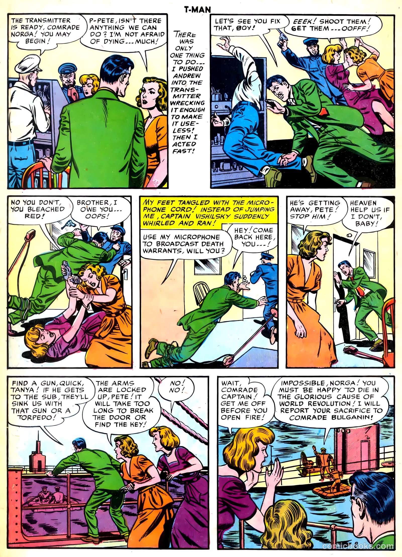 T-Man #35 (1956) — page 10 of 36