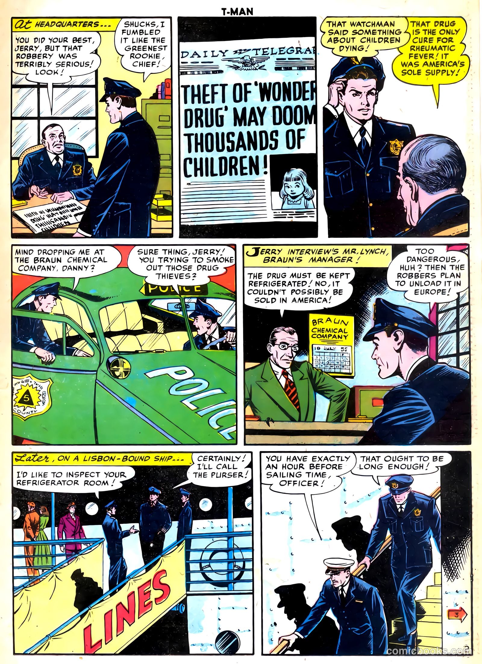 T-Man #35 (1956) — page 15 of 36