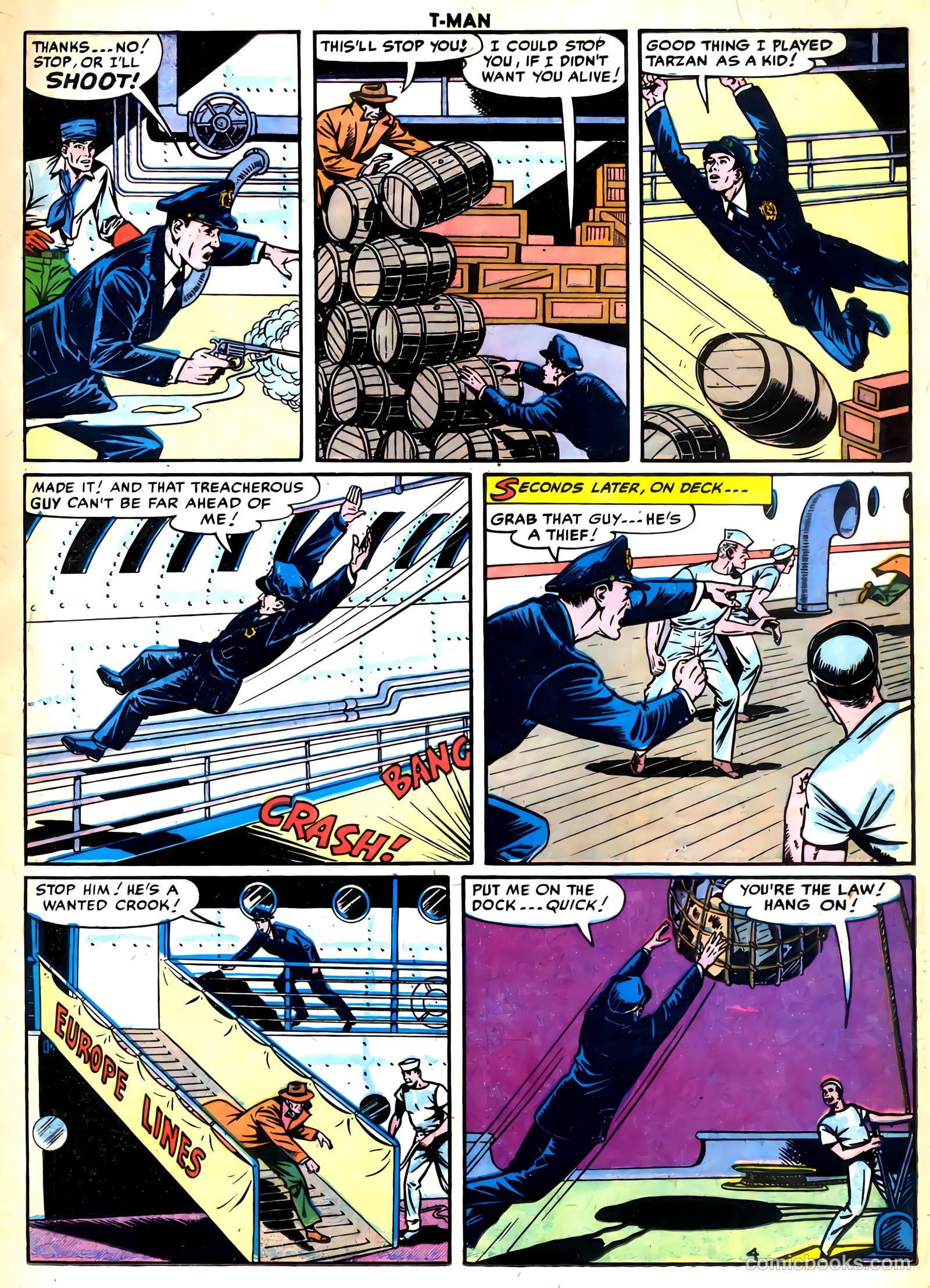 T-Man #35 (1956) — page 17 of 36