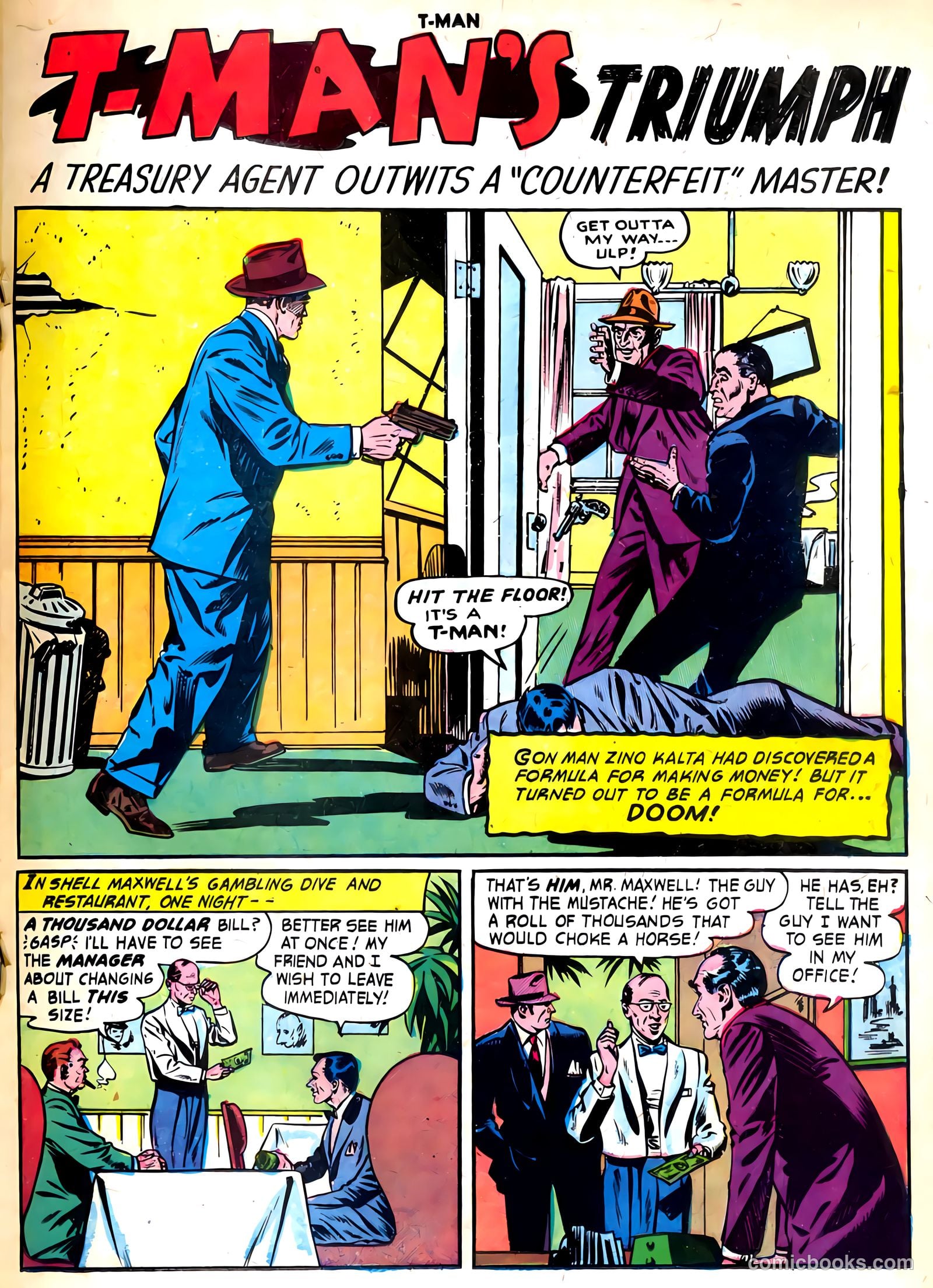 T-Man #35 (1956) — page 19 of 36
