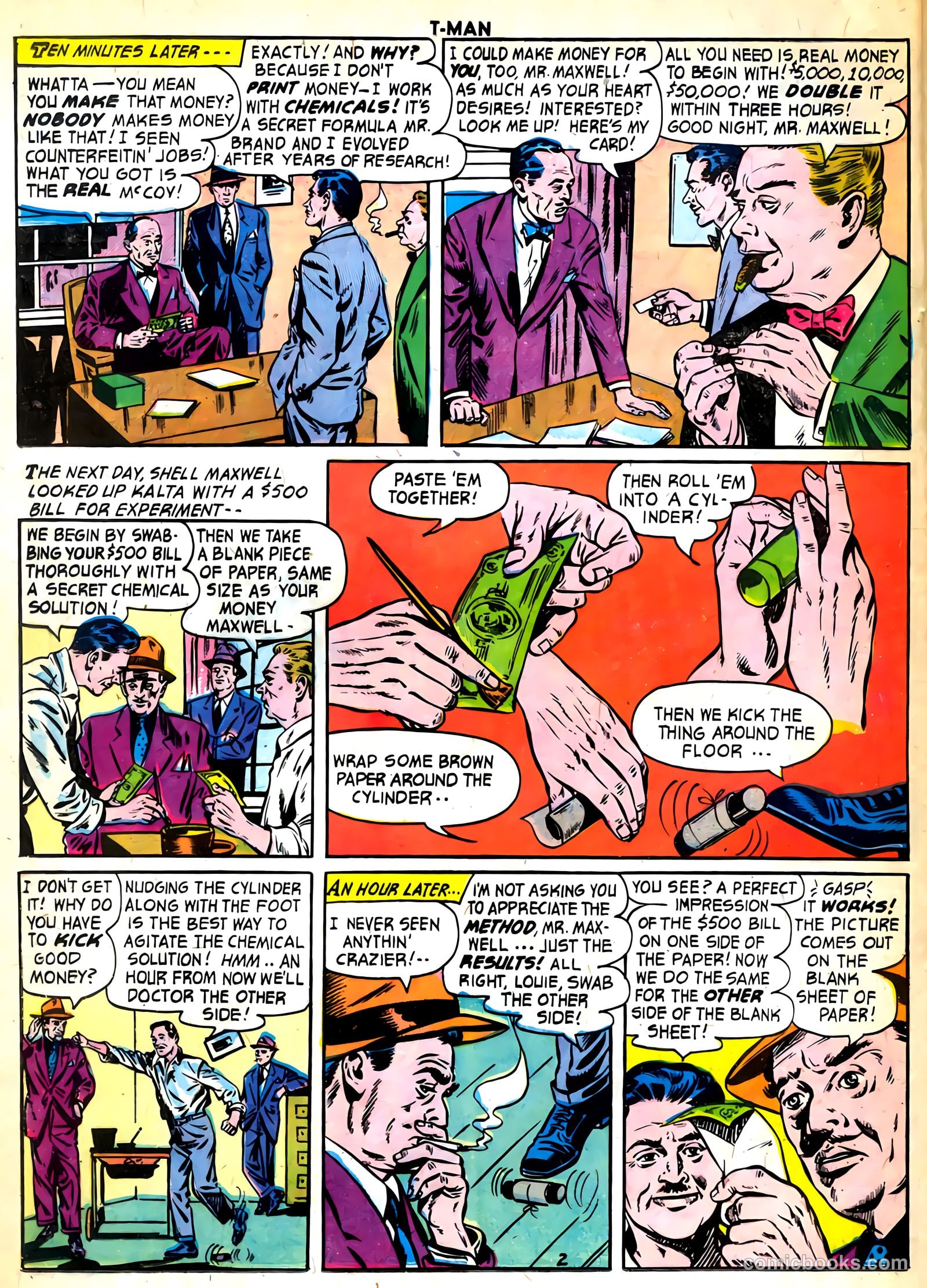T-Man #35 (1956) — page 20 of 36