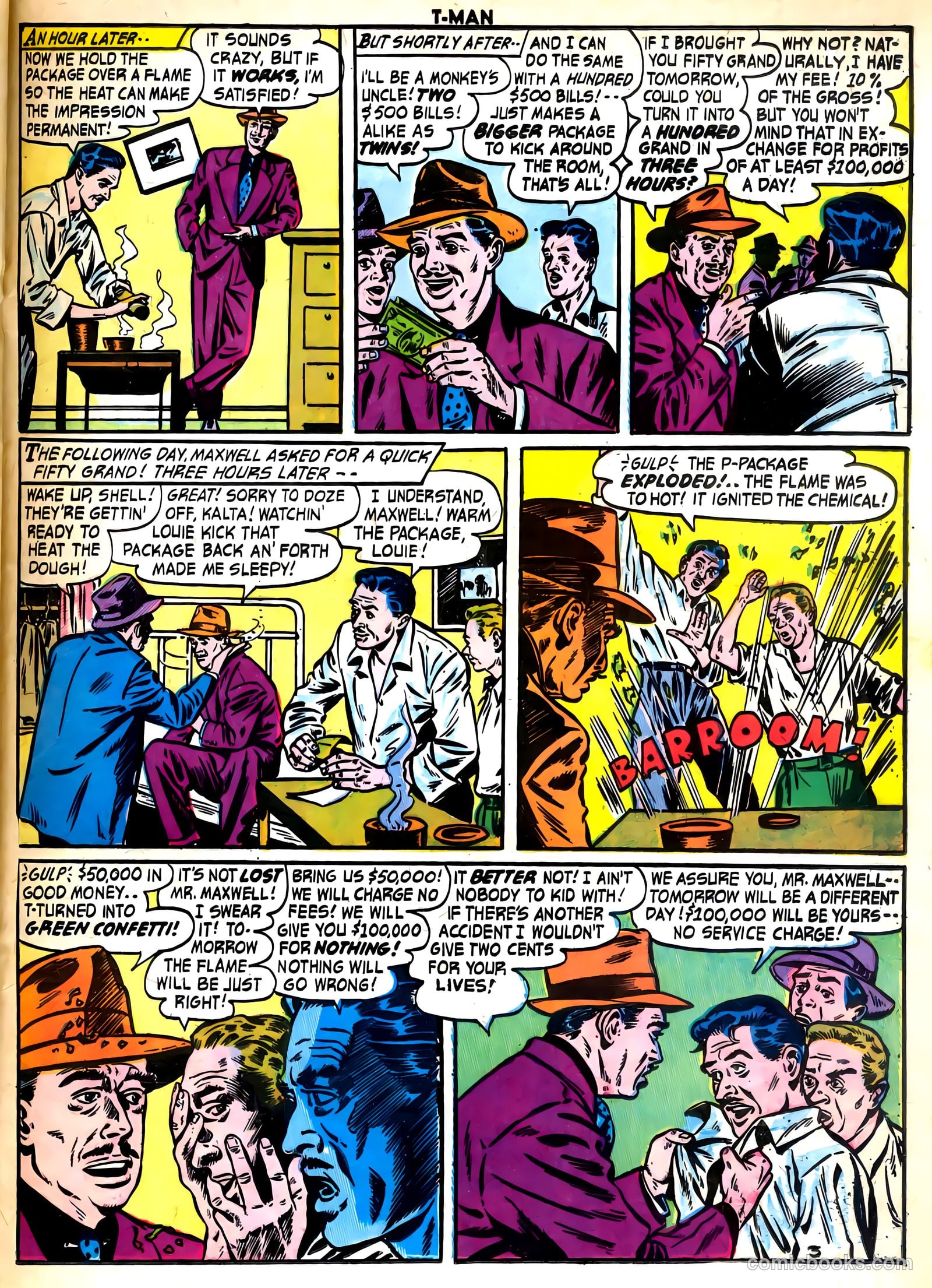 T-Man #35 (1956) — page 21 of 36