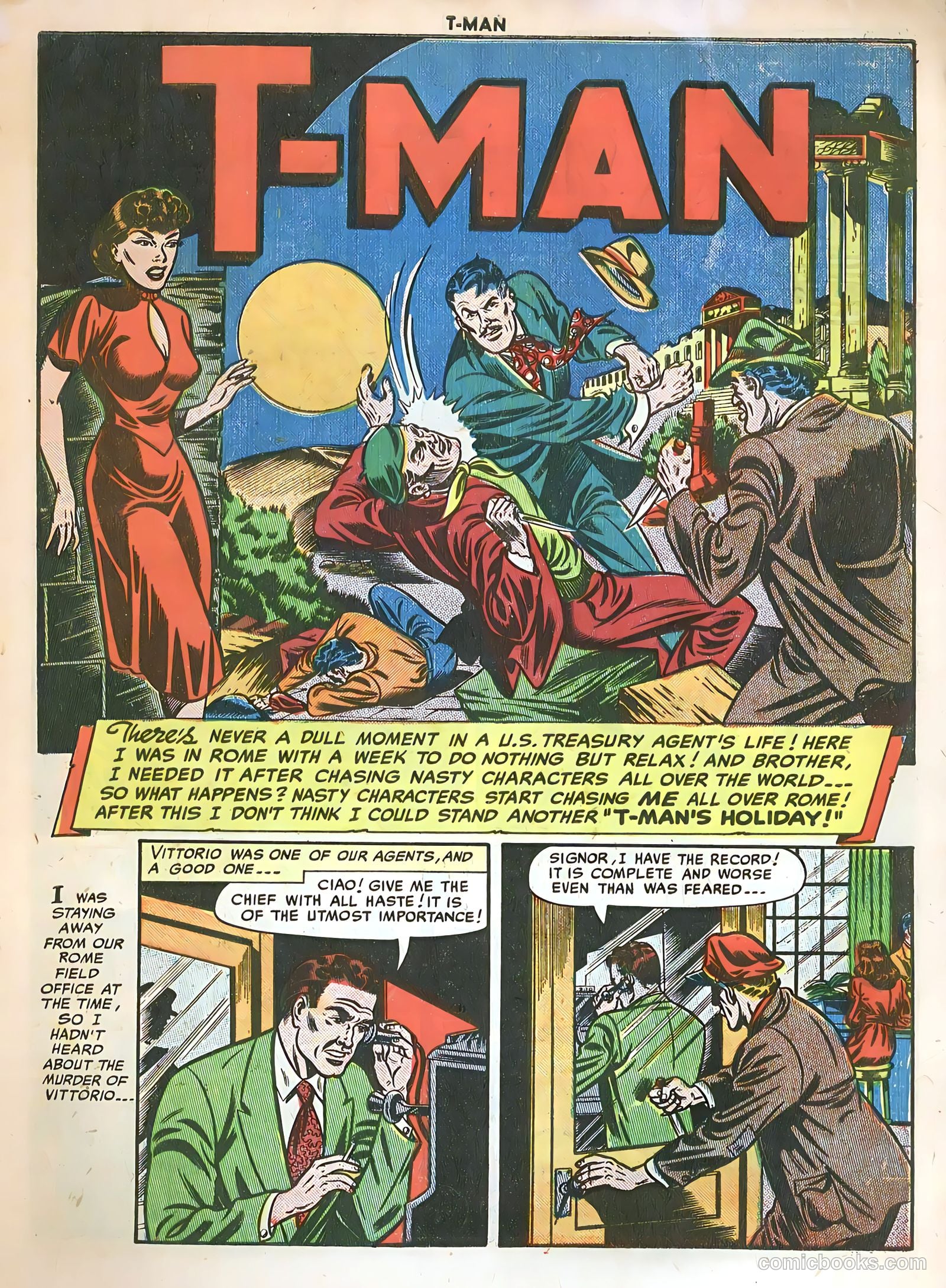 T-Man #36 (1956) — page 3 of 36