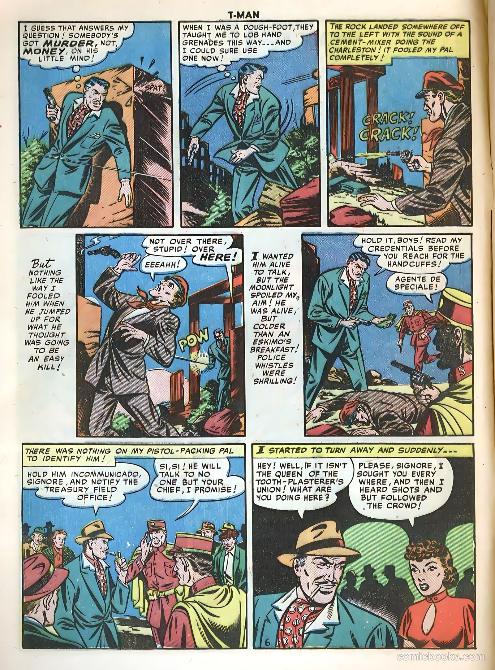 T-Man #36 (1956) — page 8 of 36