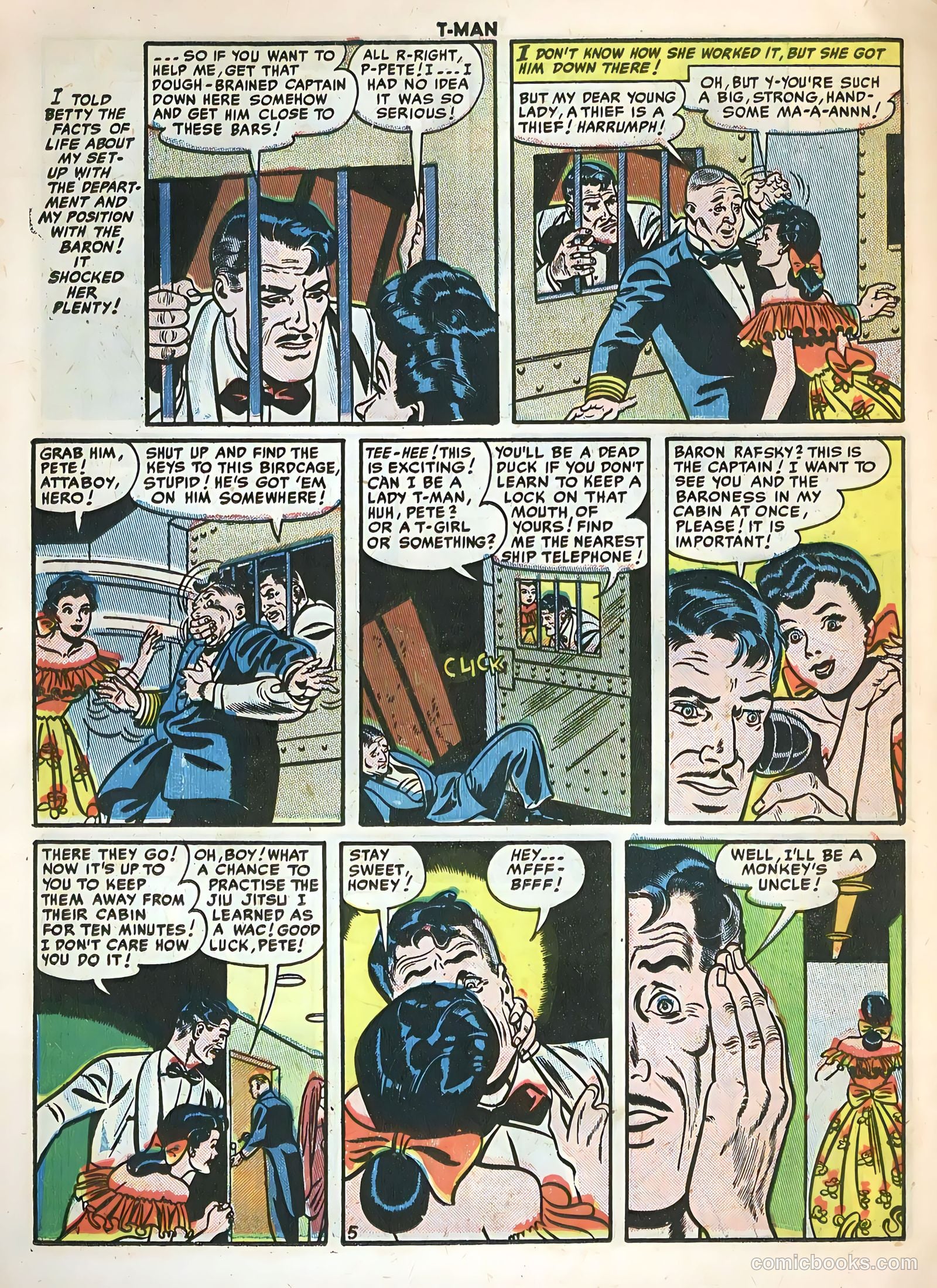 T-Man #36 (1956) — page 22 of 36