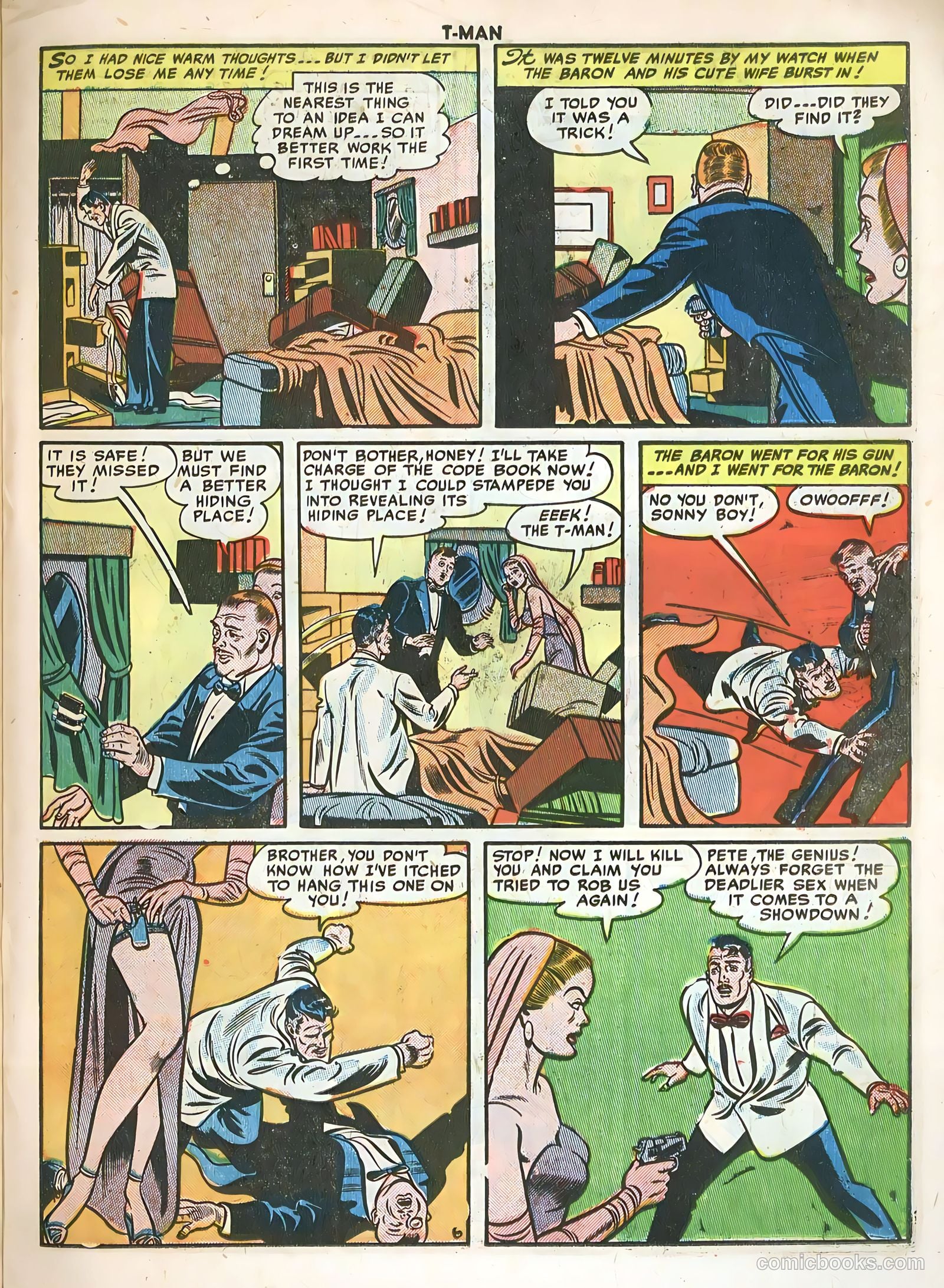 T-Man #36 (1956) — page 23 of 36