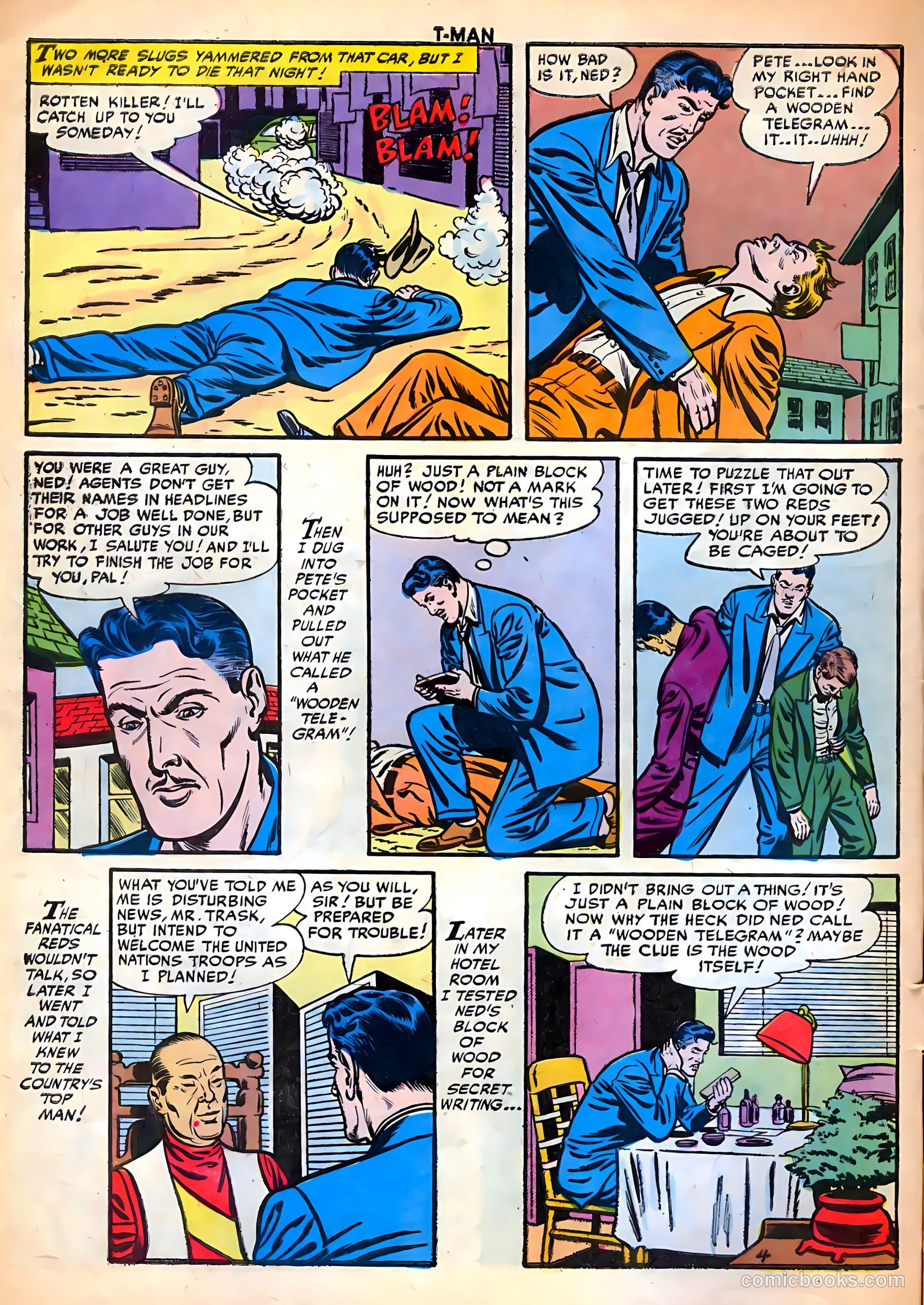T-Man #37 (1956) — page 6 of 36