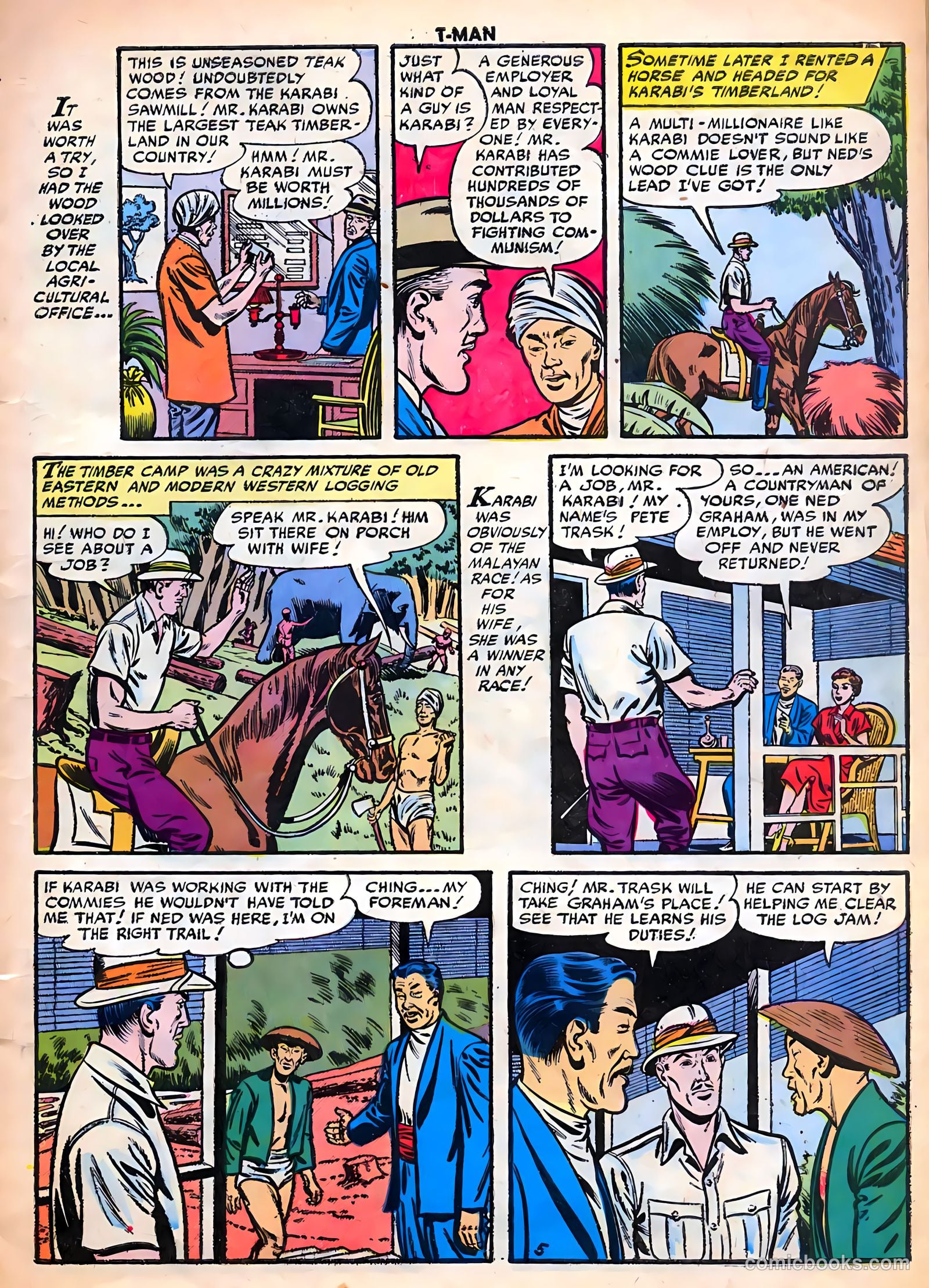 T-Man #37 (1956) — page 7 of 36