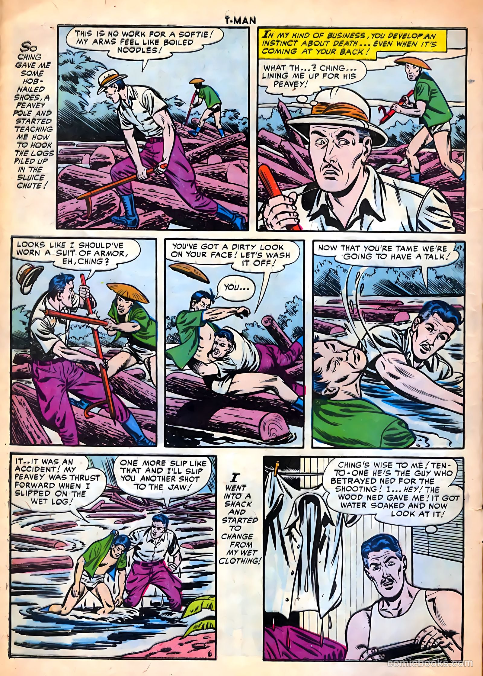T-Man #37 (1956) — page 8 of 36