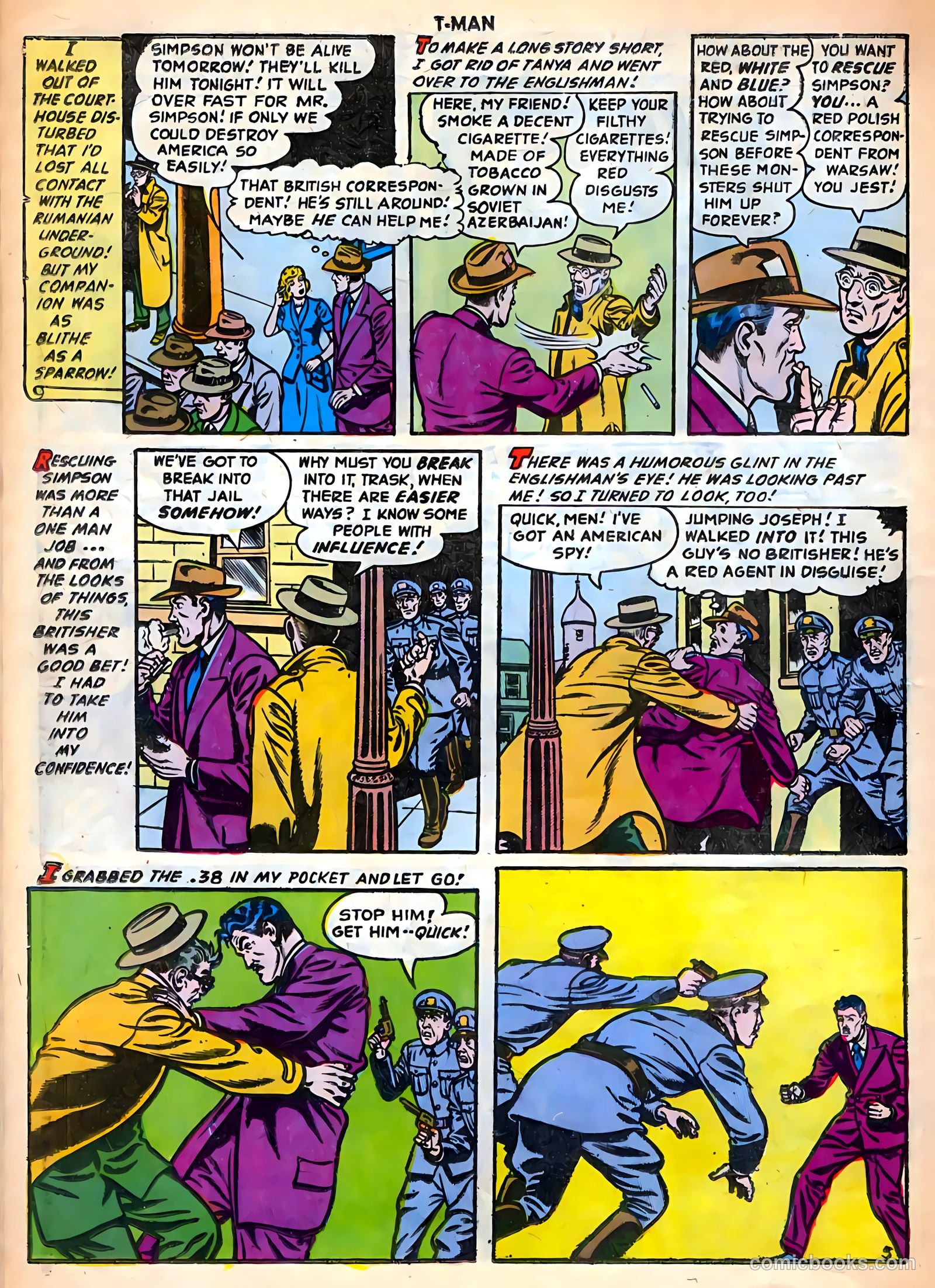 T-Man #37 (1956) — page 22 of 36