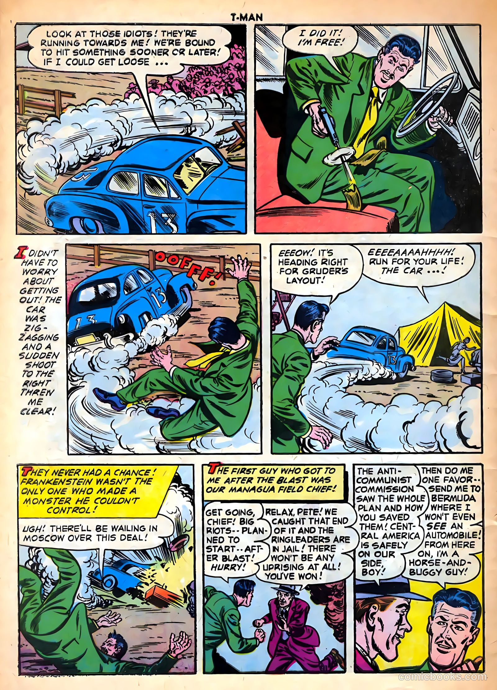 T-Man #37 (1956) — page 32 of 36