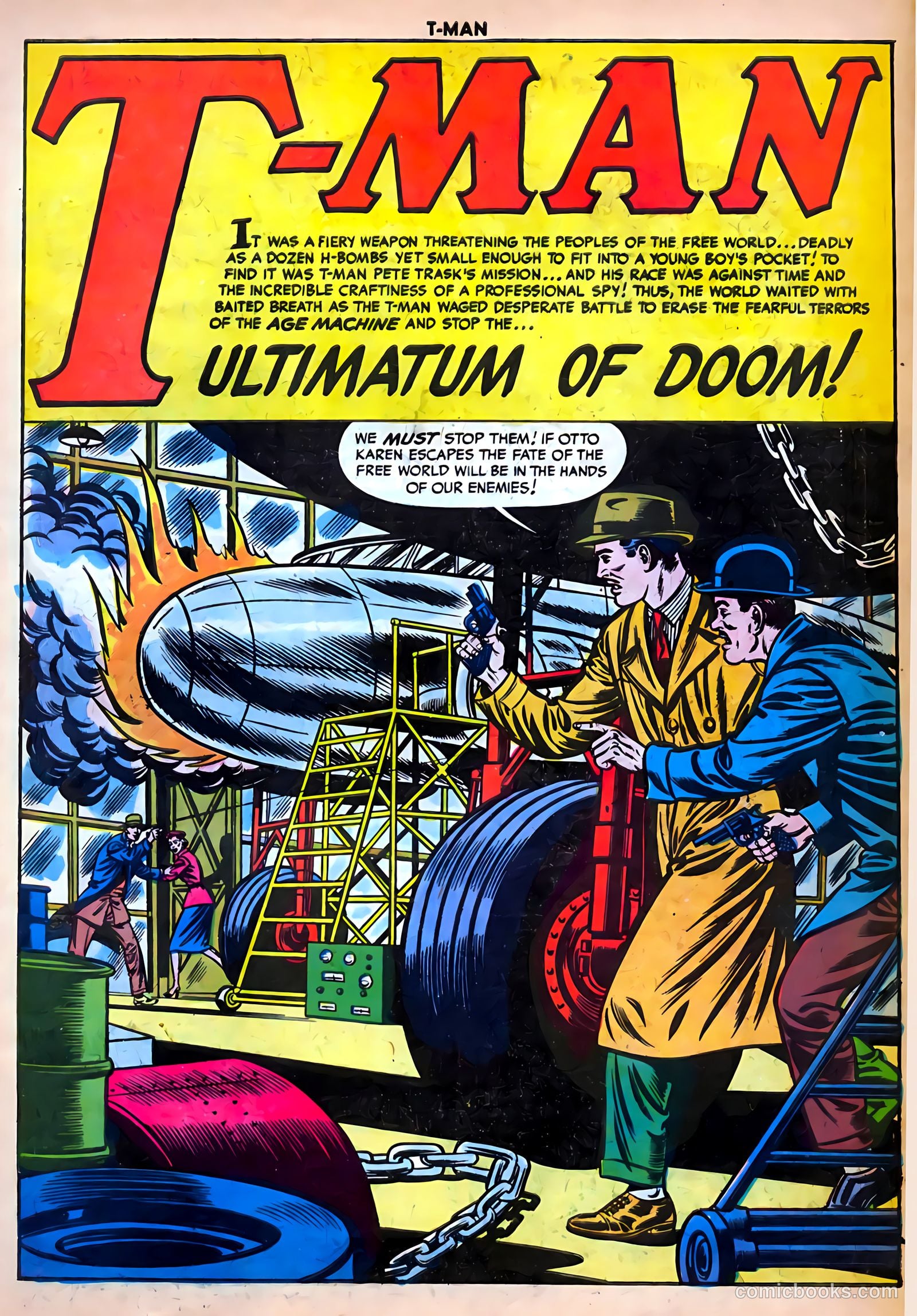 T-Man #38 (1956) — page 3 of 36