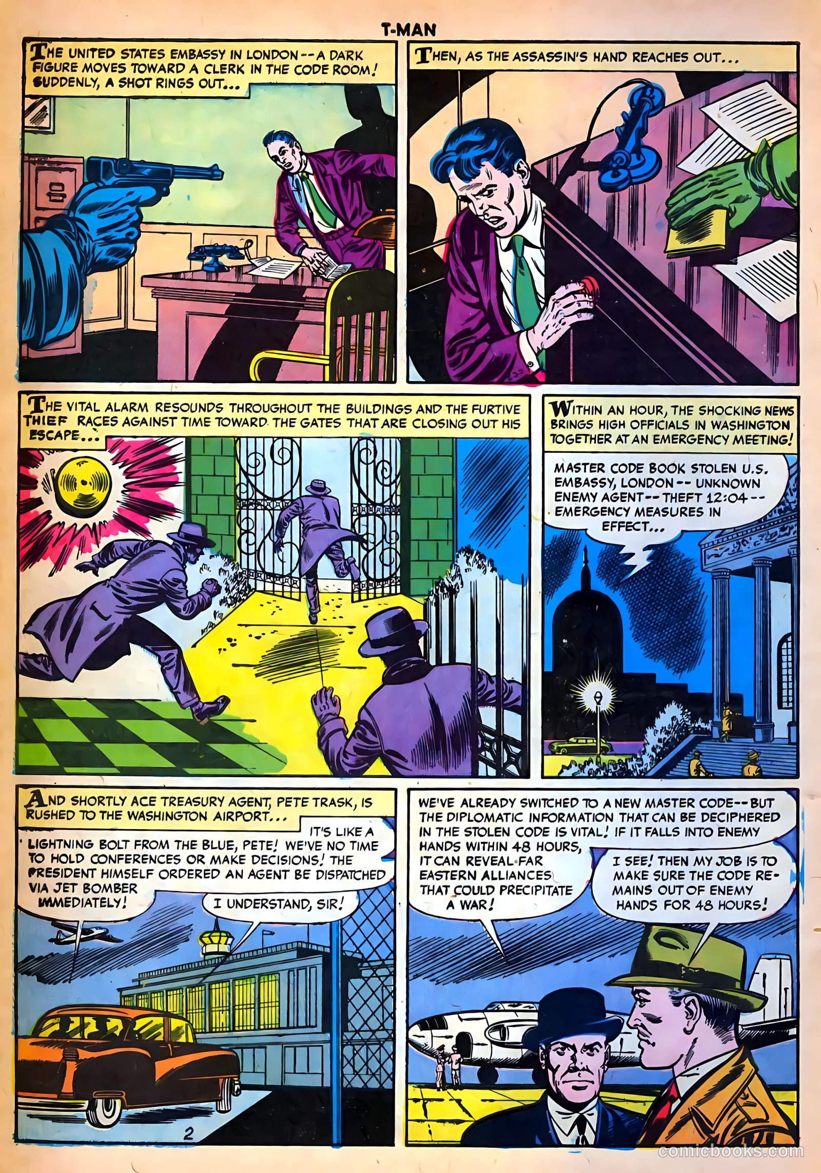T-Man #38 (1956) — page 4 of 36