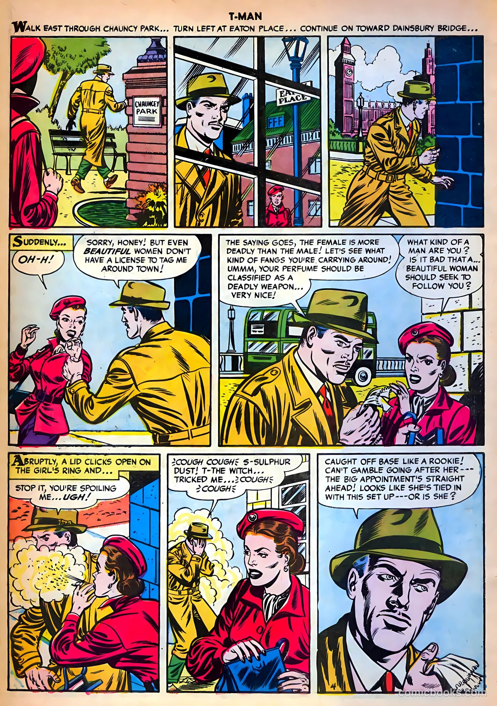 T-Man #38 (1956) — page 6 of 36