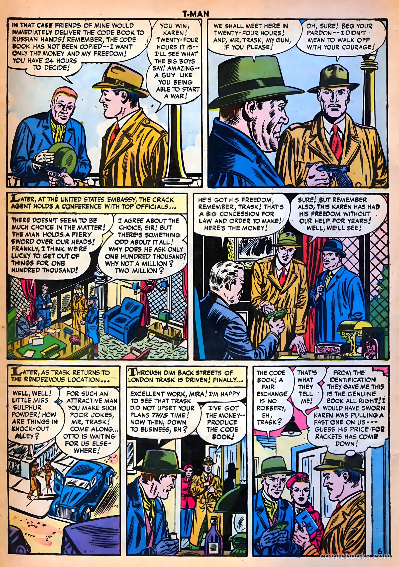 T-Man #38 (1956) — page 8 of 36