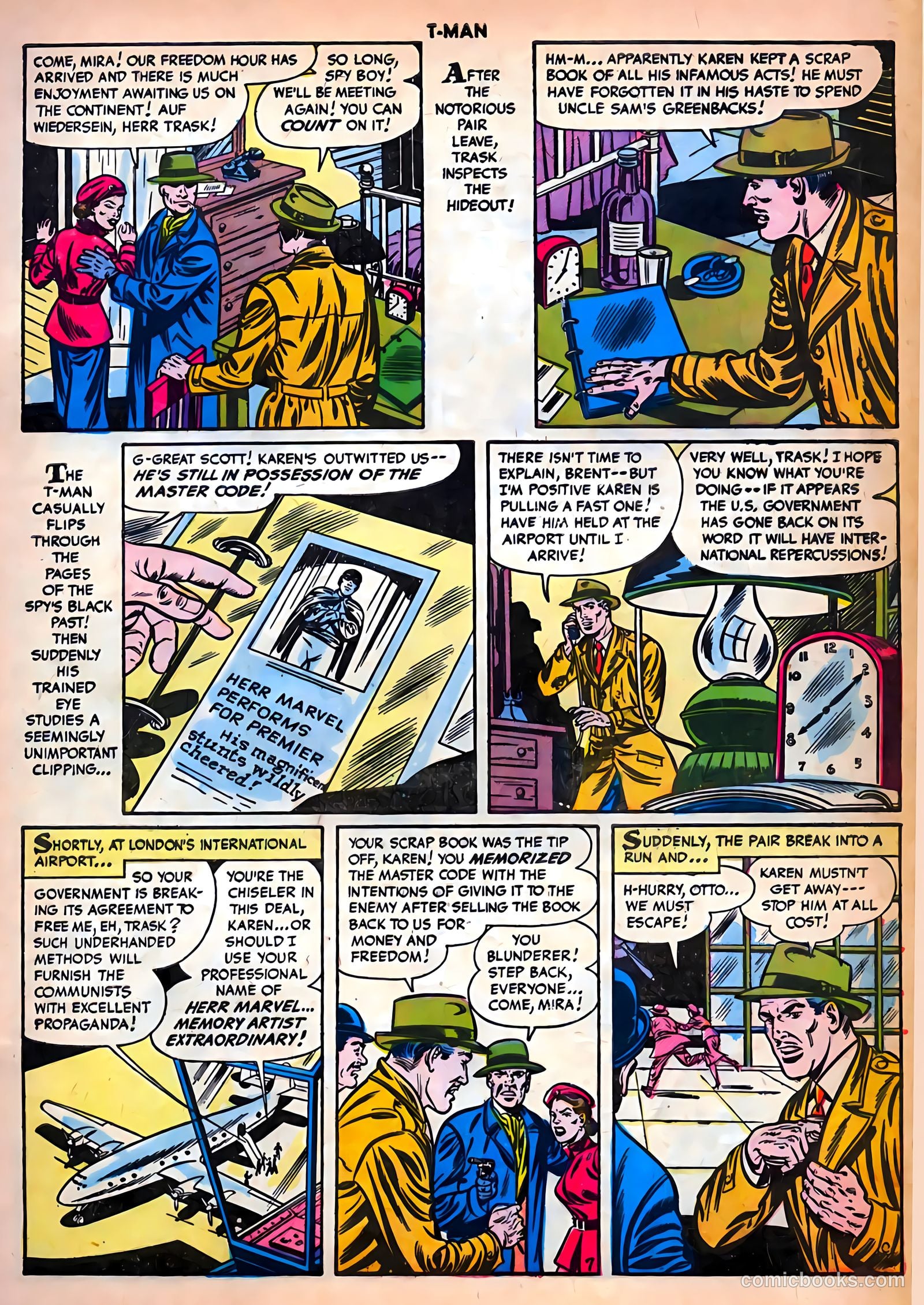 T-Man #38 (1956) — page 9 of 36