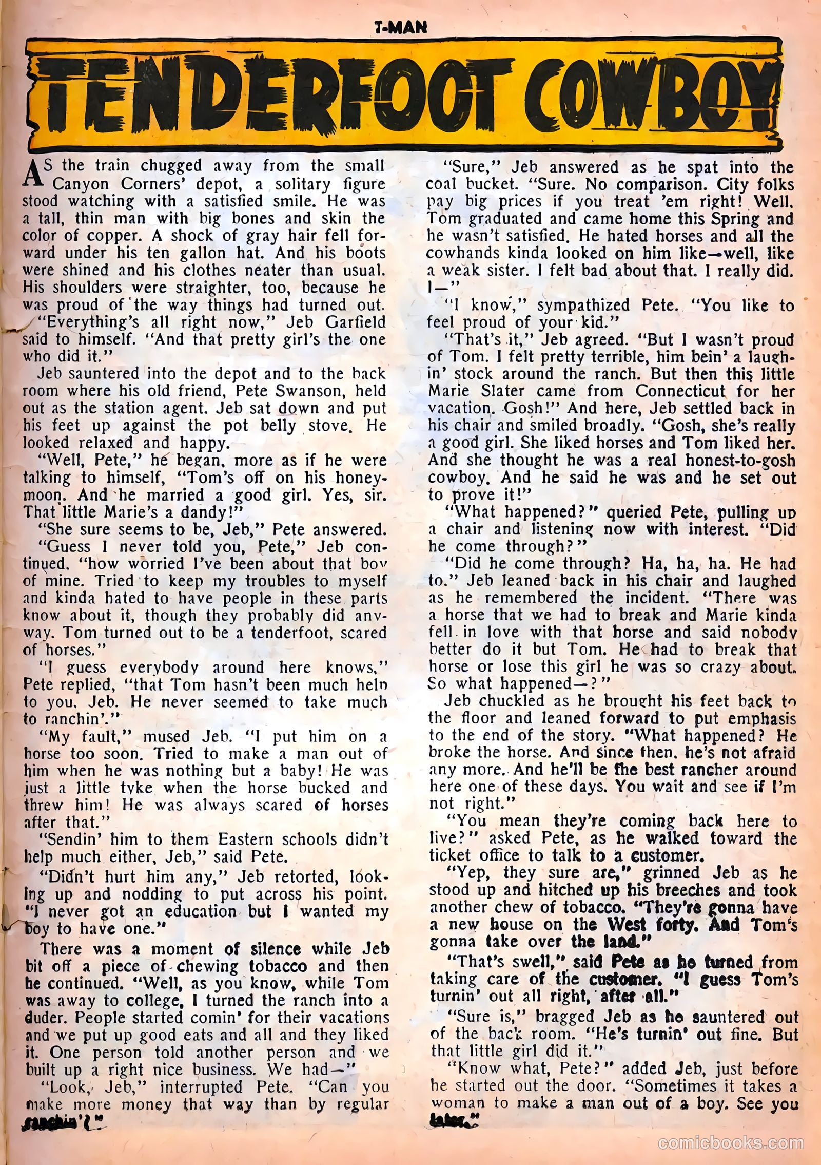 T-Man #38 (1956) — page 25 of 36