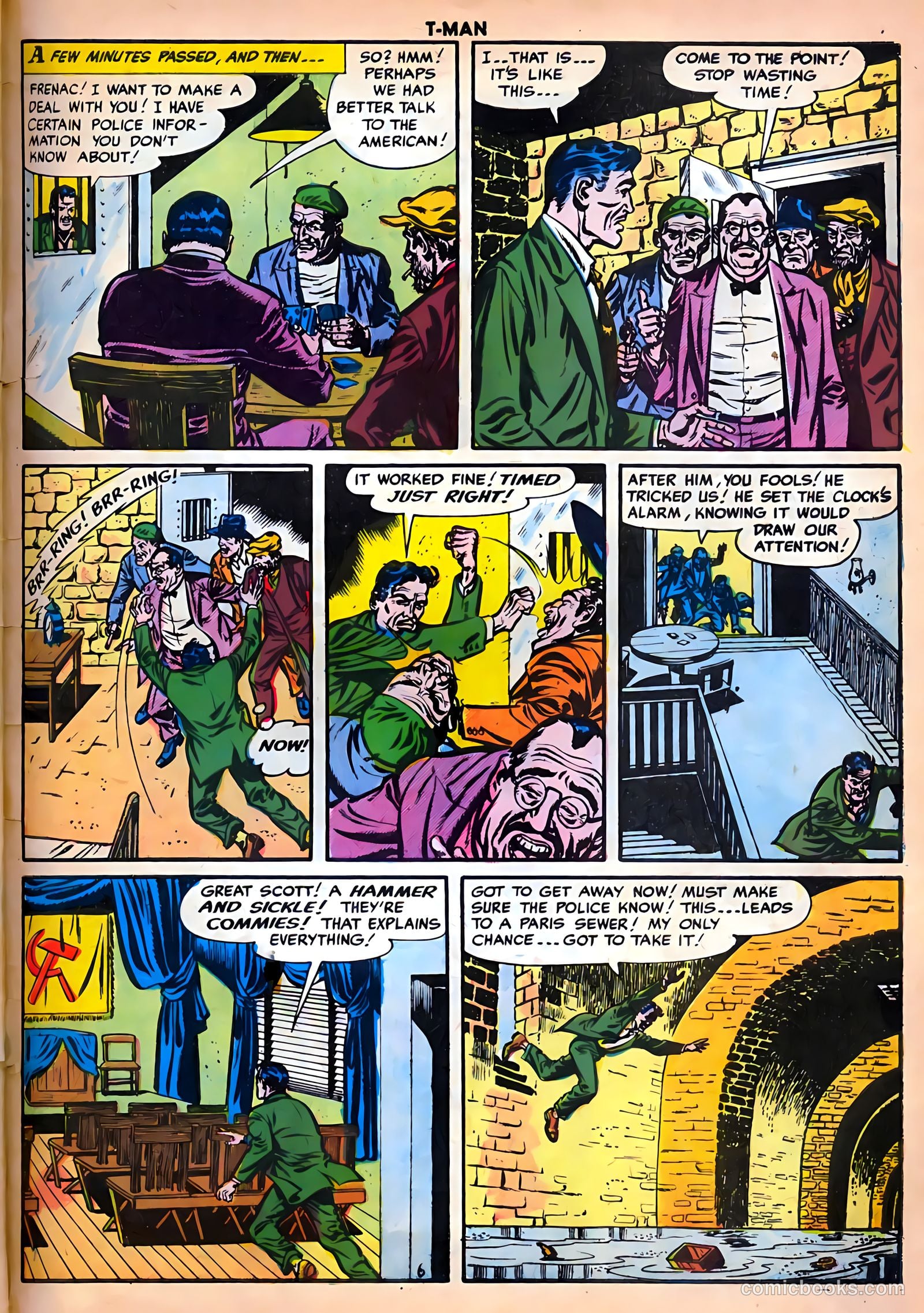 T-Man #38 (1956) — page 31 of 36
