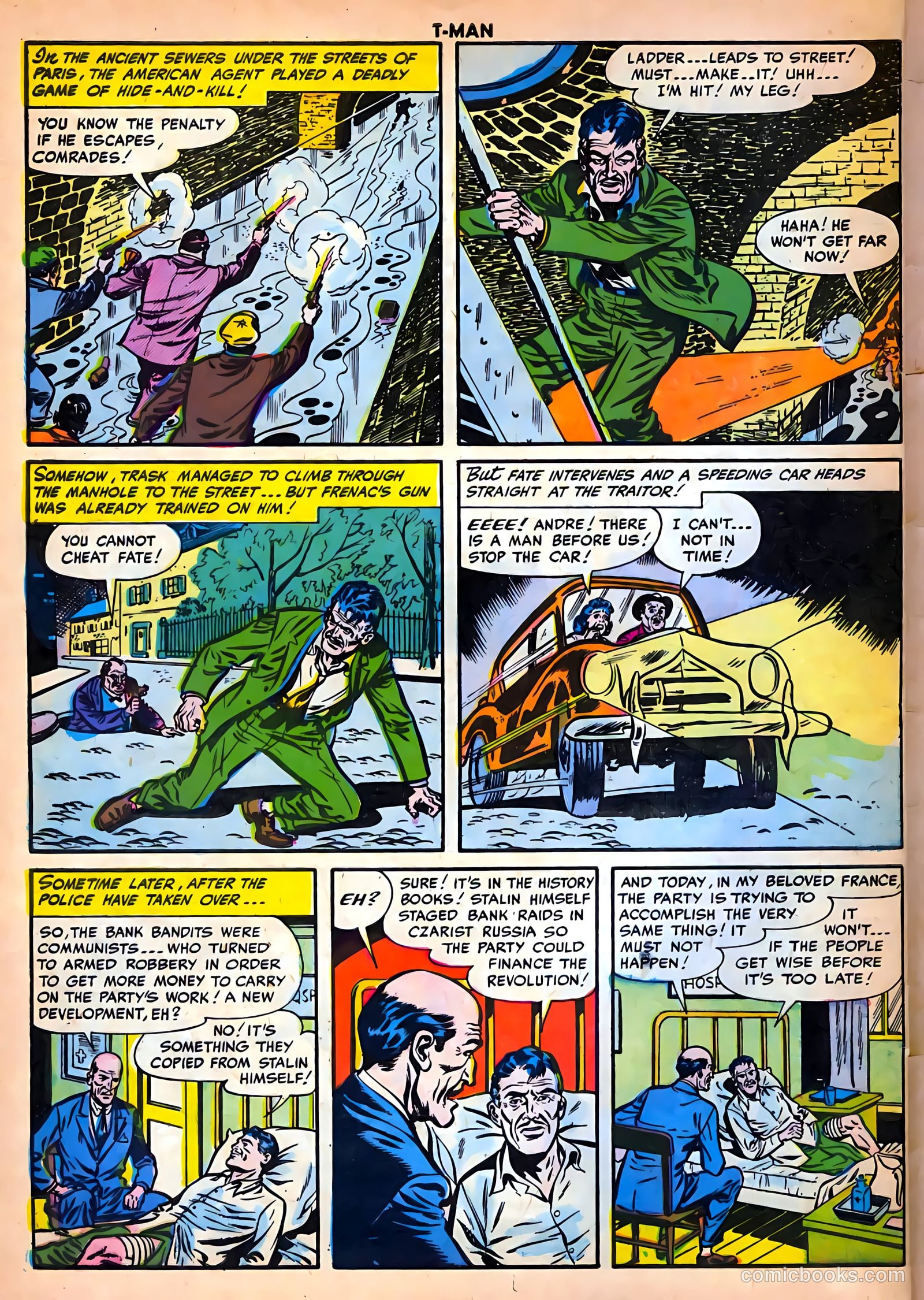T-Man #38 (1956) — page 32 of 36