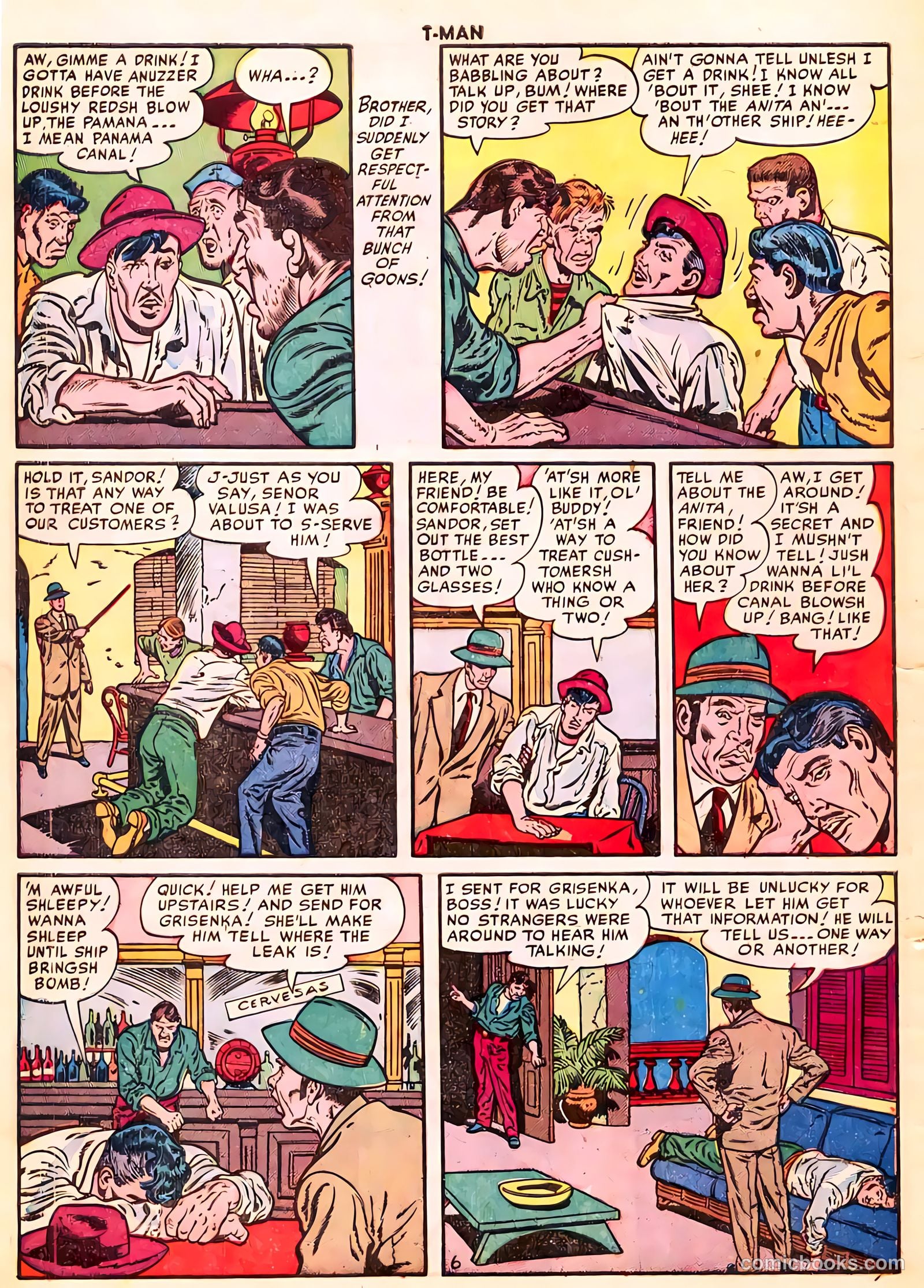 T-Man #4 (1952) — page 8 of 36