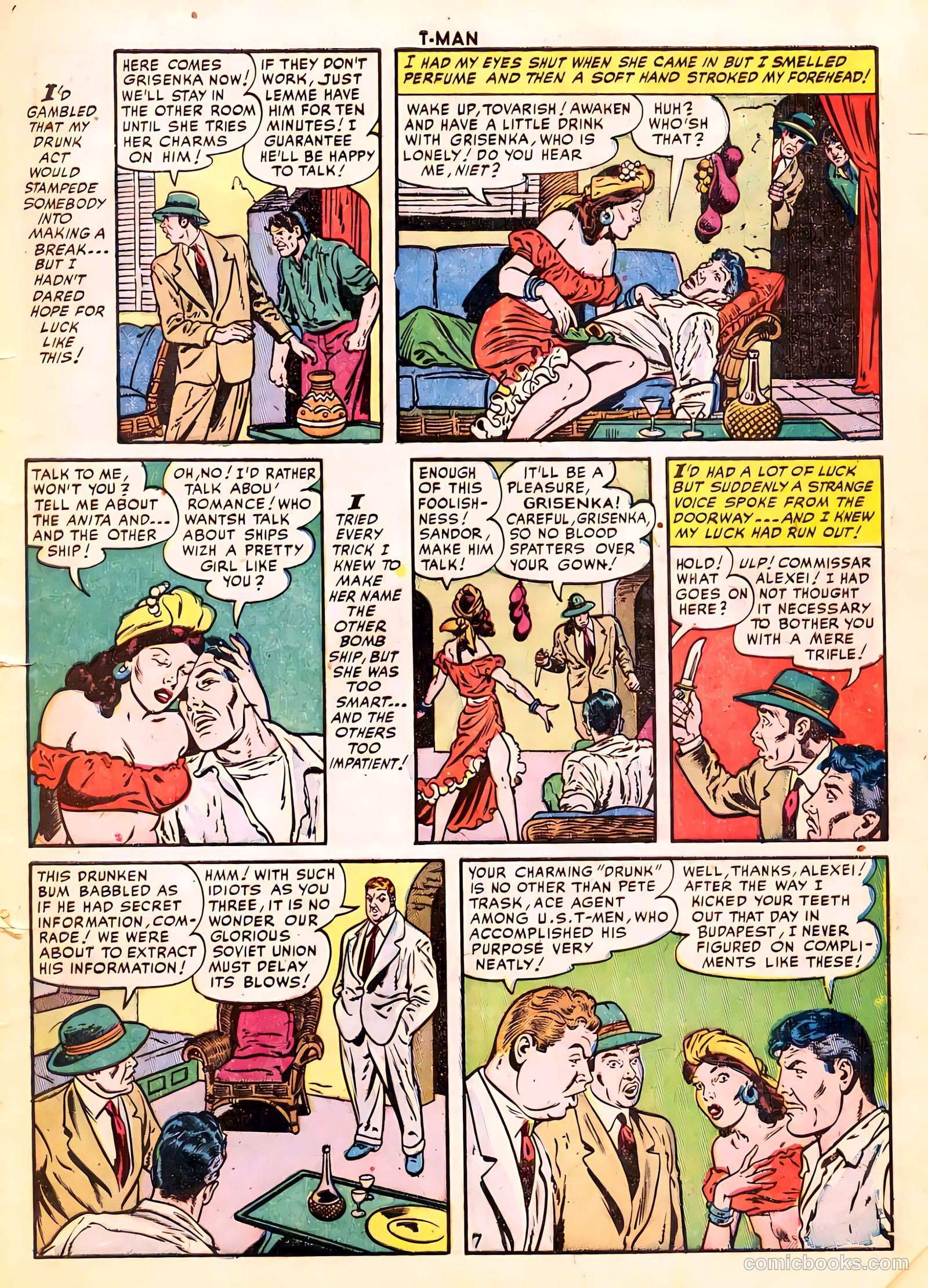 T-Man #4 (1952) — page 9 of 36