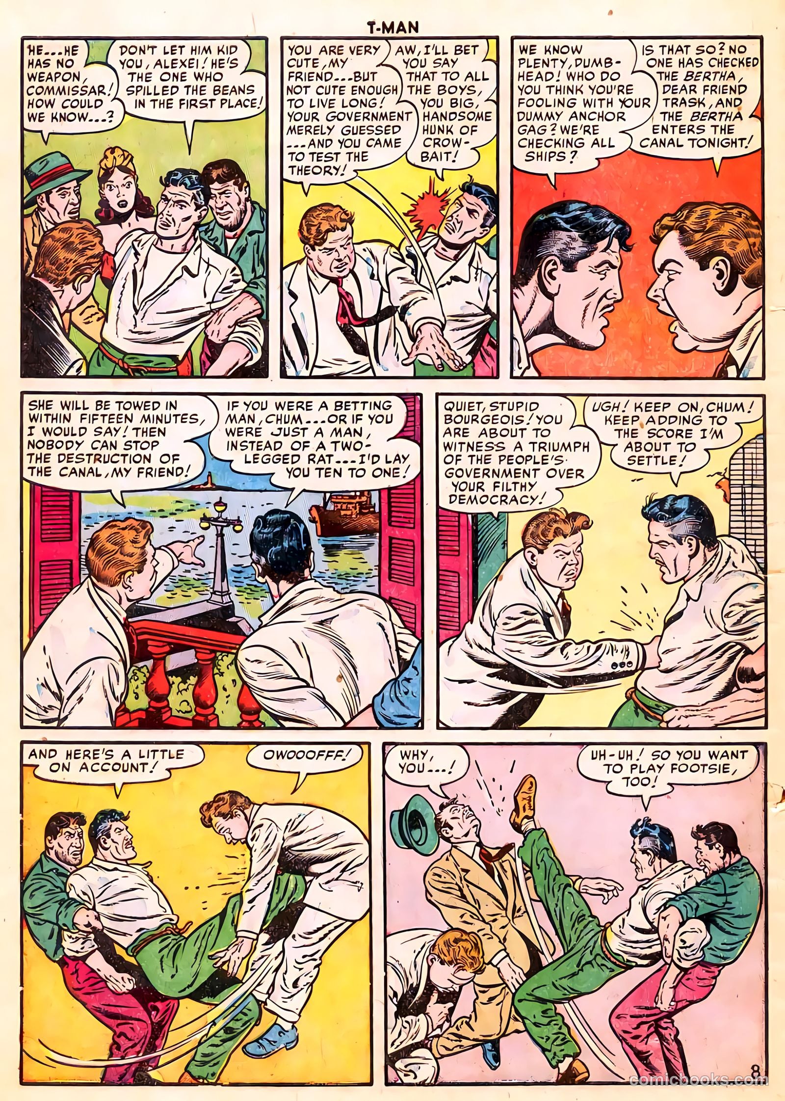 T-Man #4 (1952) — page 10 of 36