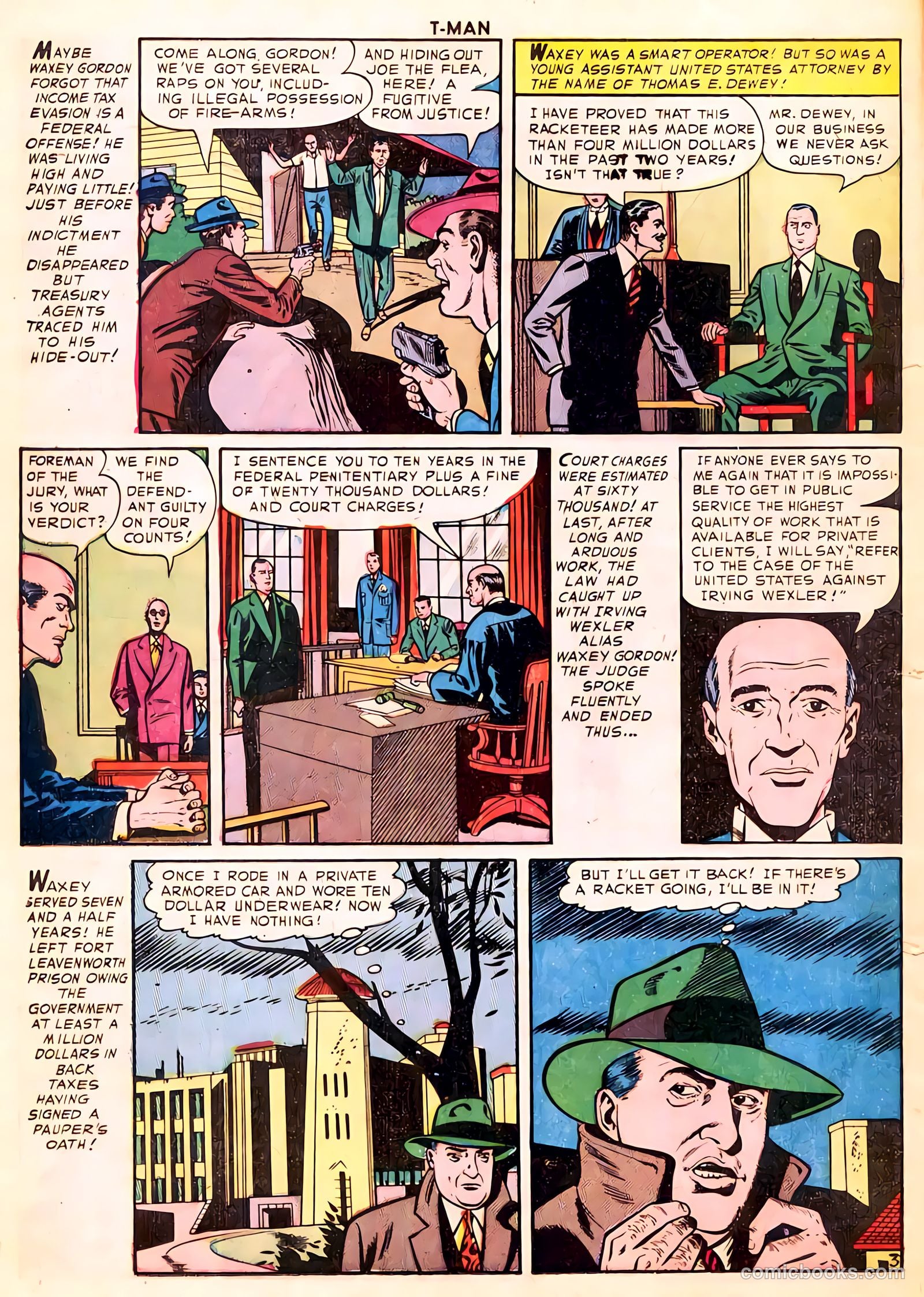 T-Man #4 (1952) — page 16 of 36