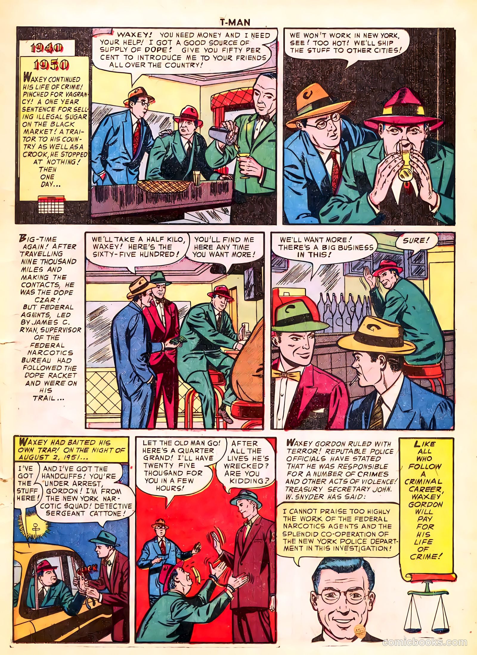 T-Man #4 (1952) — page 17 of 36