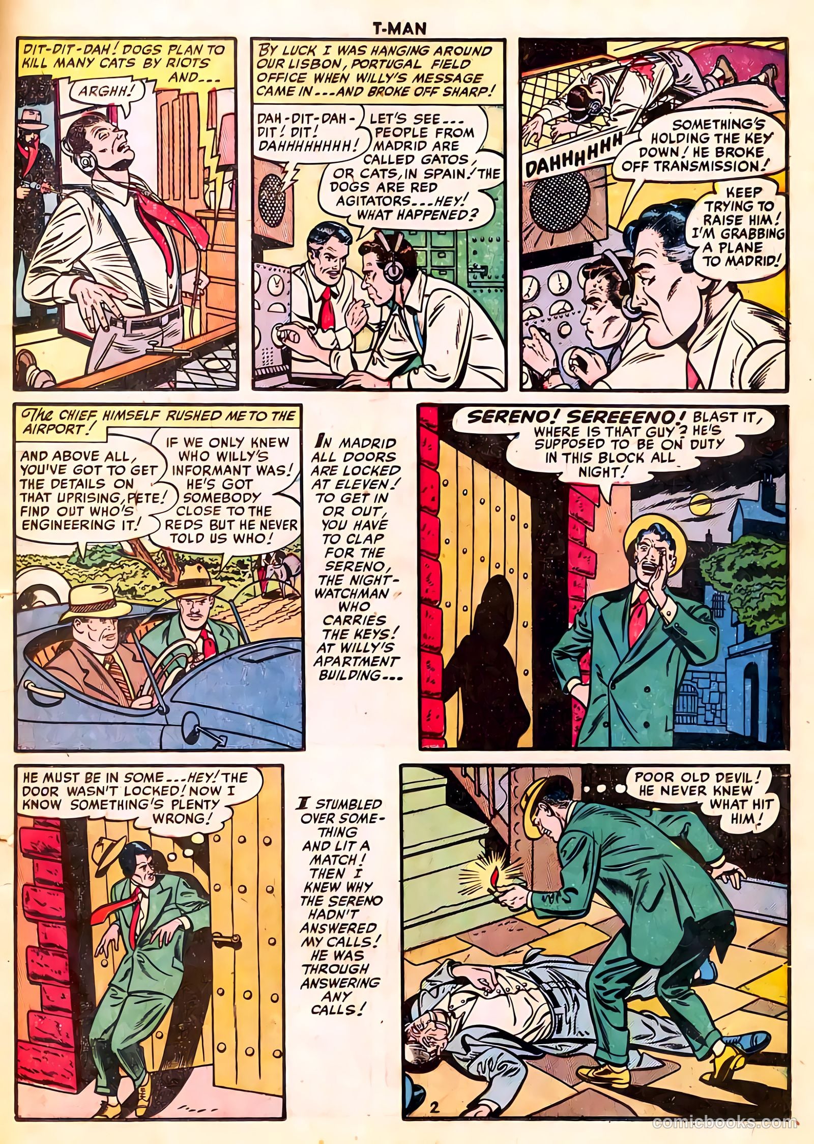 T-Man #4 (1952) — page 19 of 36