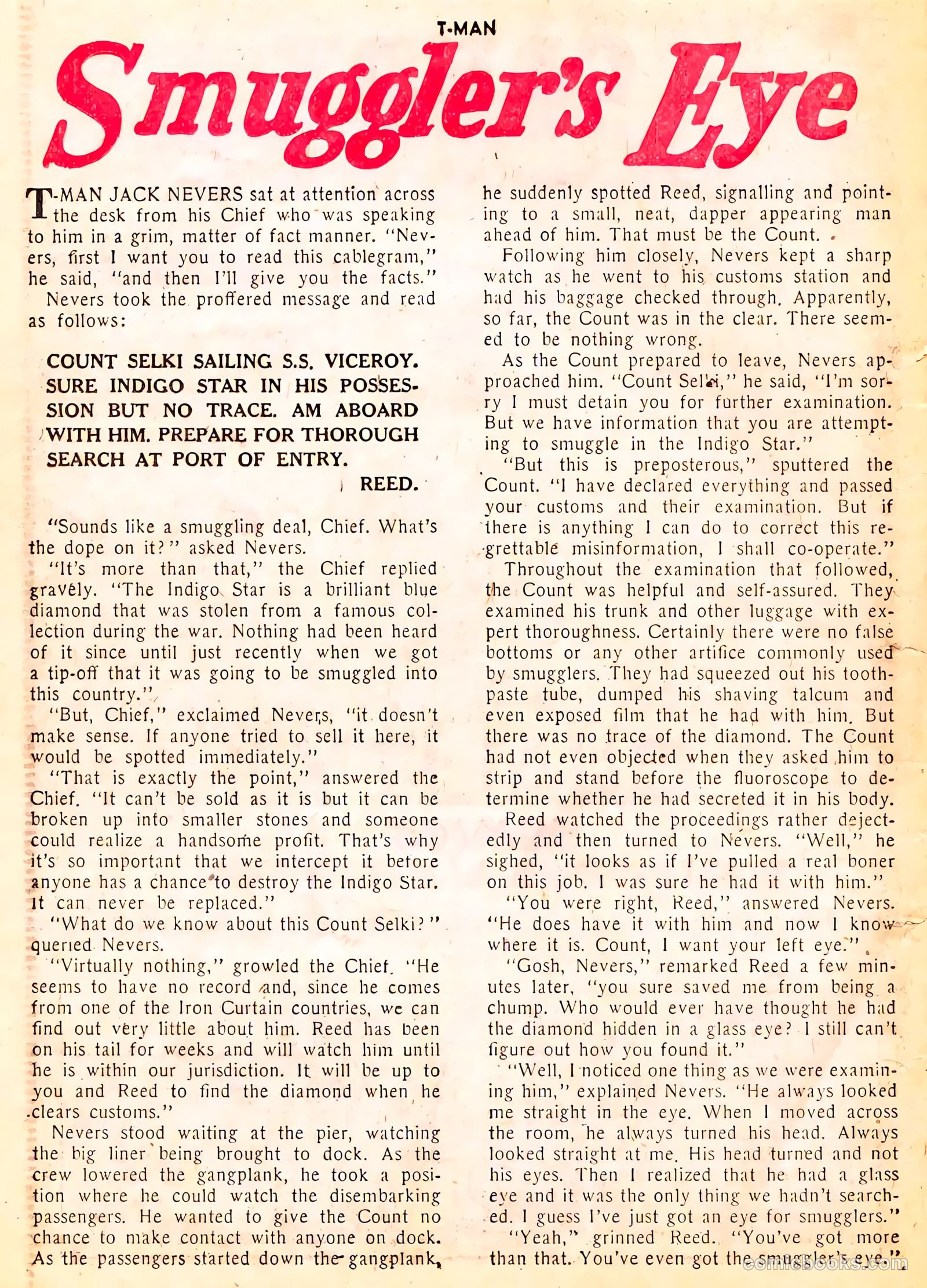 T-Man #4 (1952) — page 26 of 36