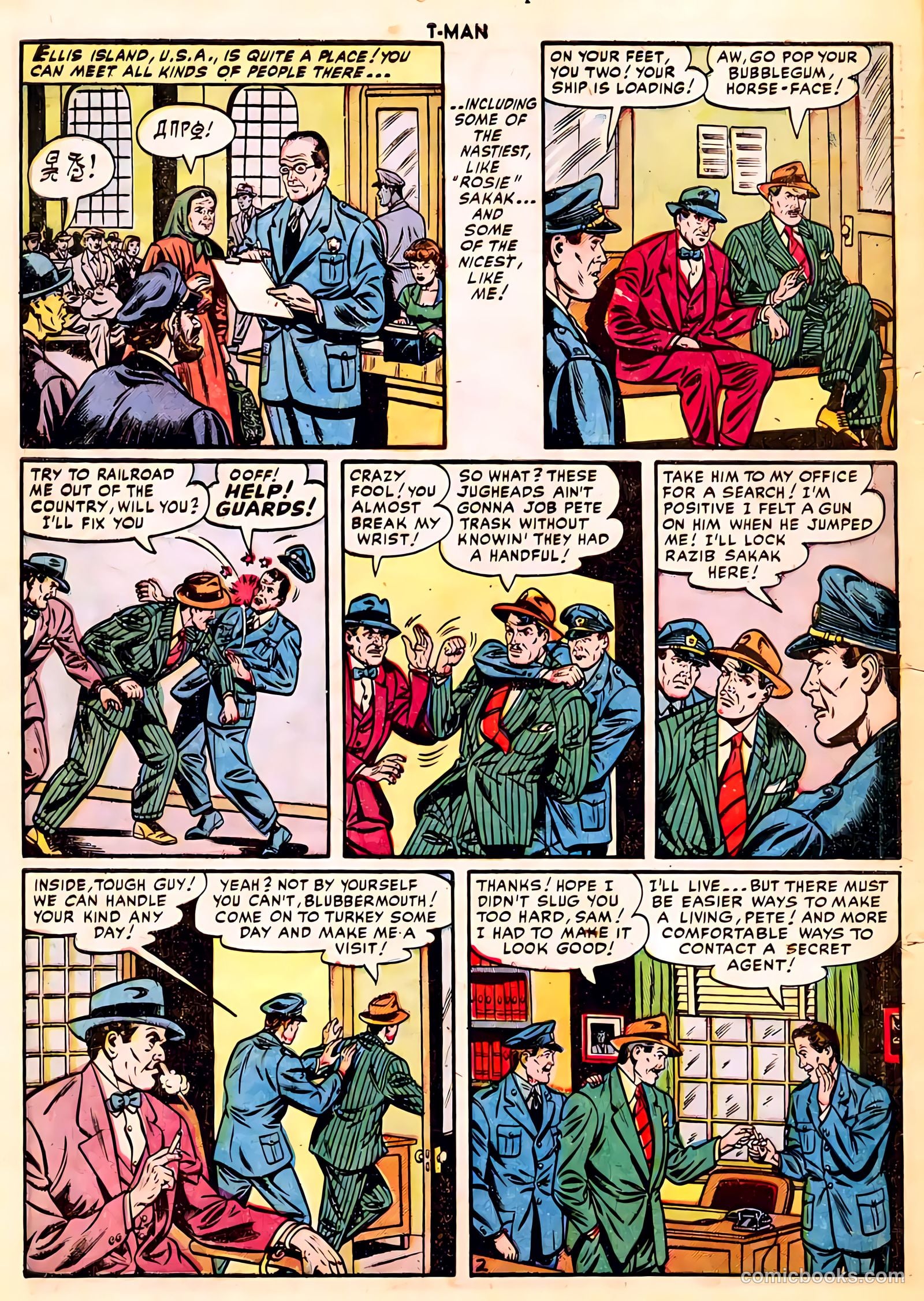 T-Man #4 (1952) — page 28 of 36