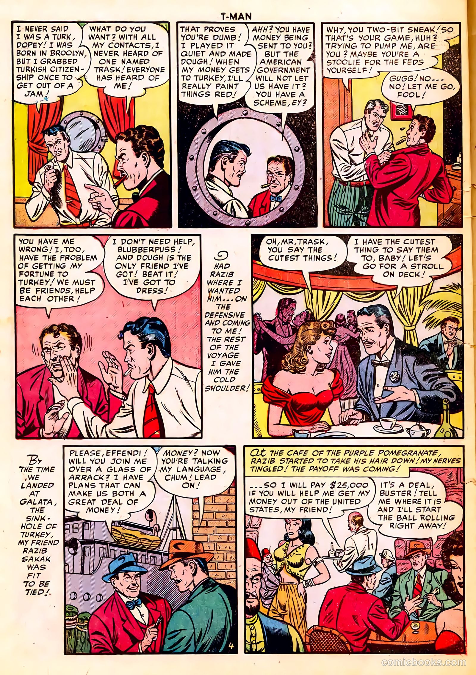 T-Man #4 (1952) — page 30 of 36