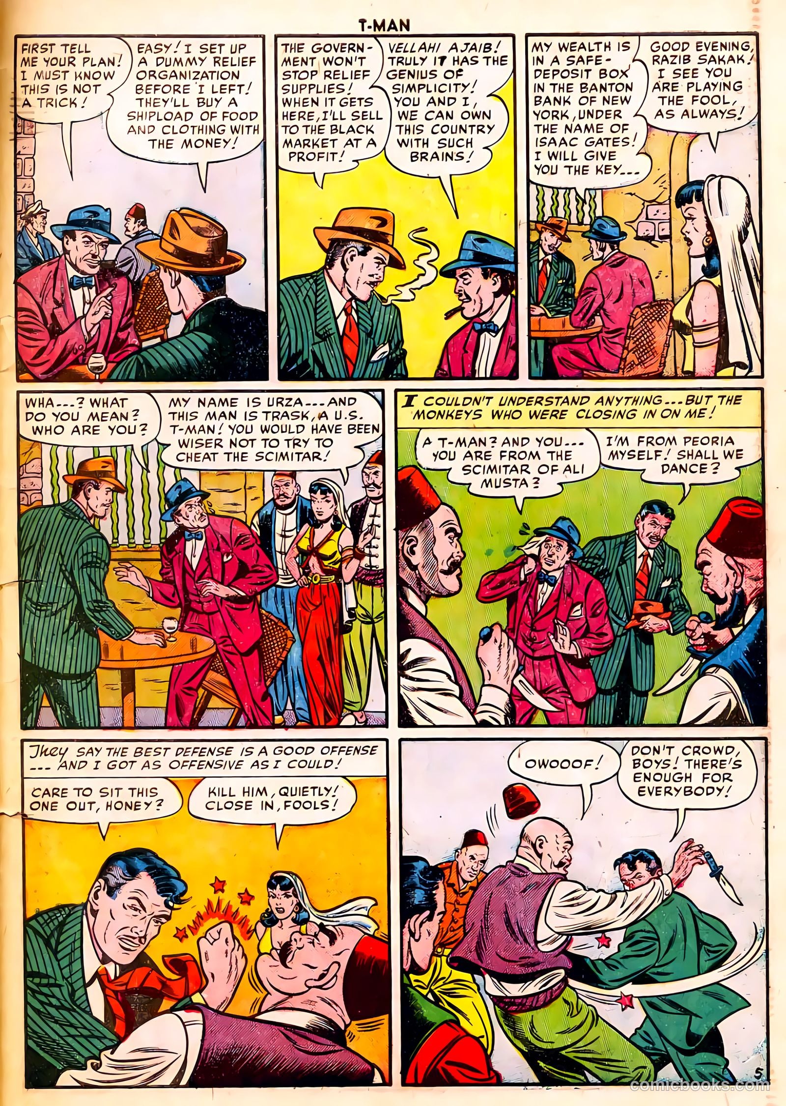 T-Man #4 (1952) — page 31 of 36