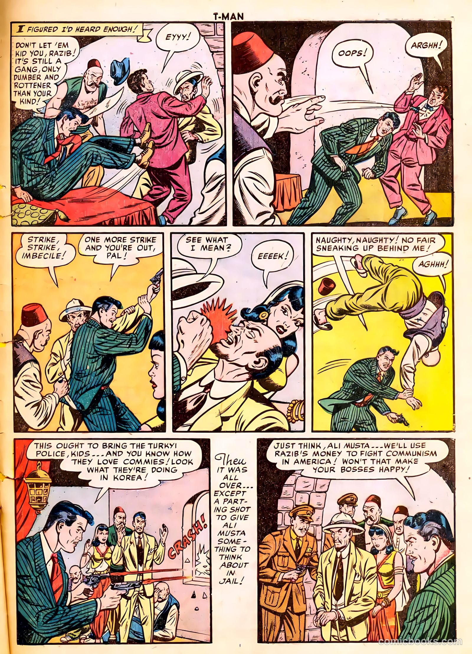 T-Man #4 (1952) — page 33 of 36