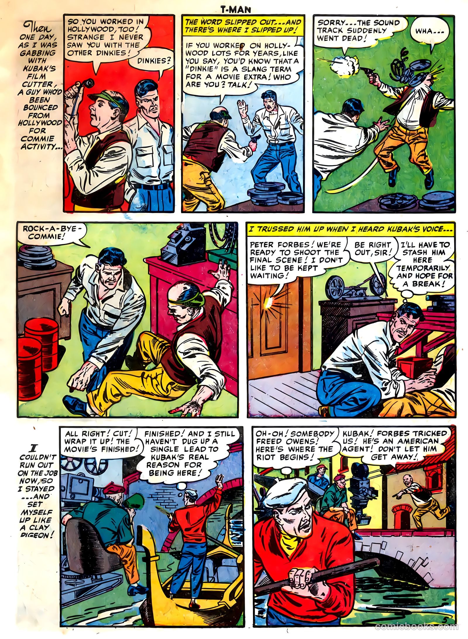 T-Man #5 (1952) — page 7 of 36