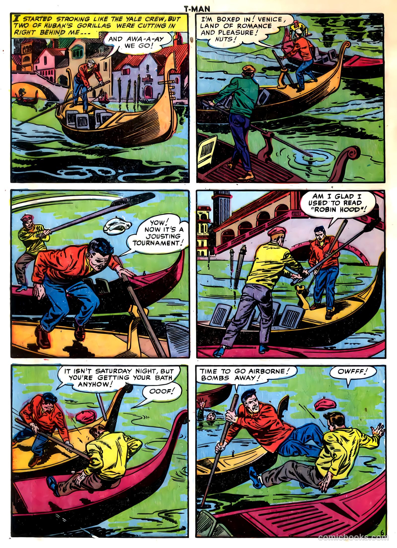 T-Man #5 (1952) — page 8 of 36