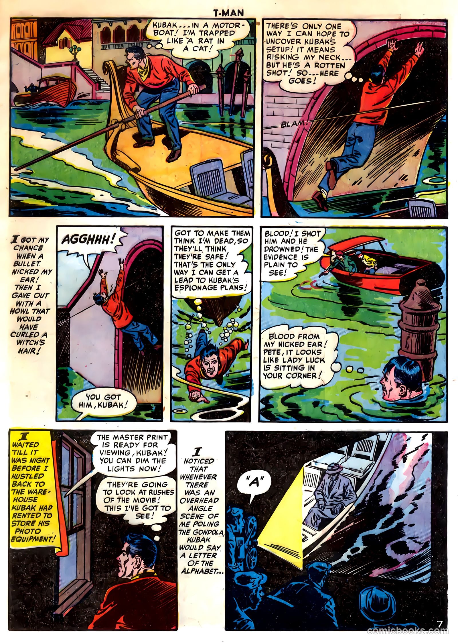 T-Man #5 (1952) — page 9 of 36