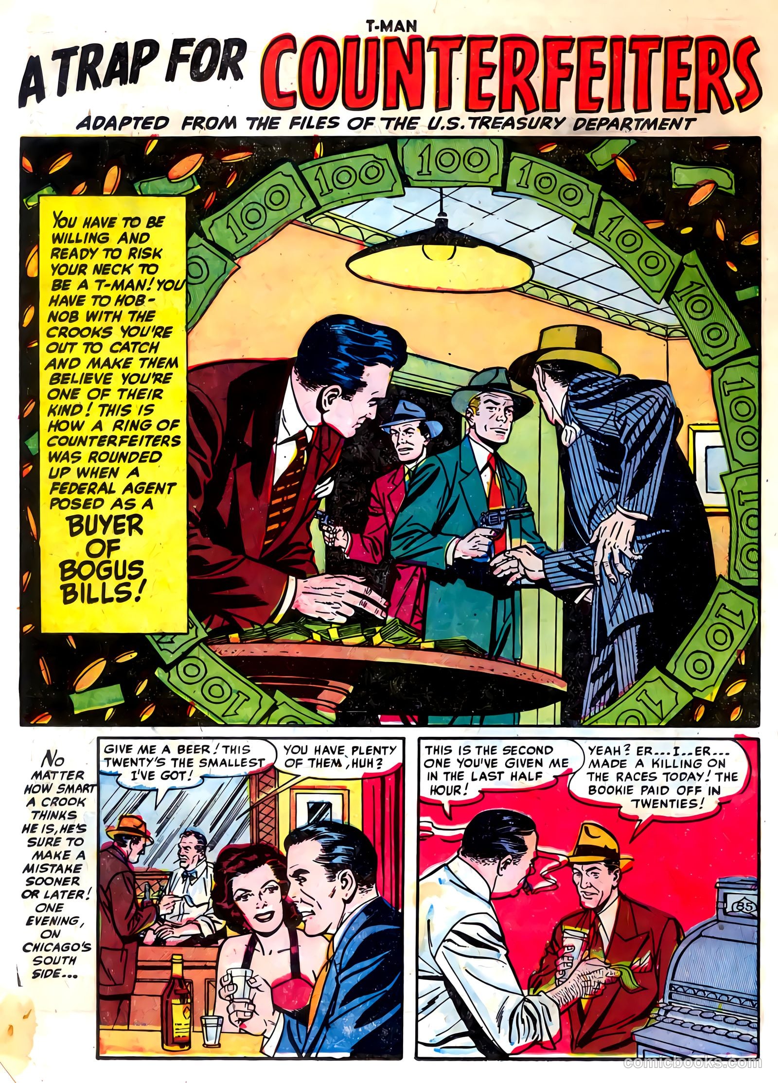T-Man #5 (1952) — page 14 of 36