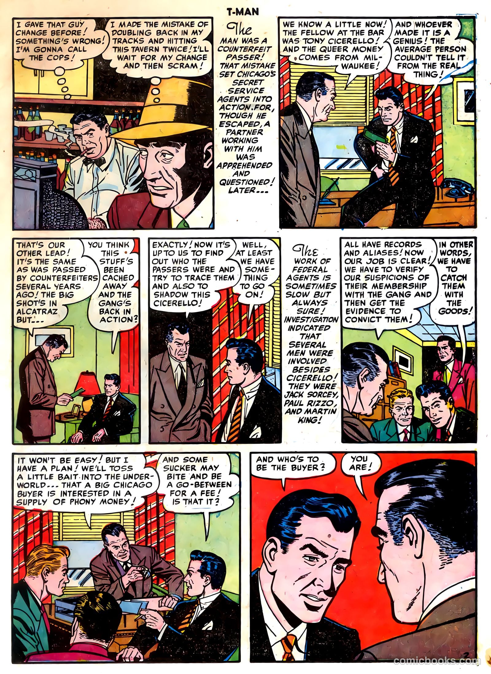 T-Man #5 (1952) — page 15 of 36
