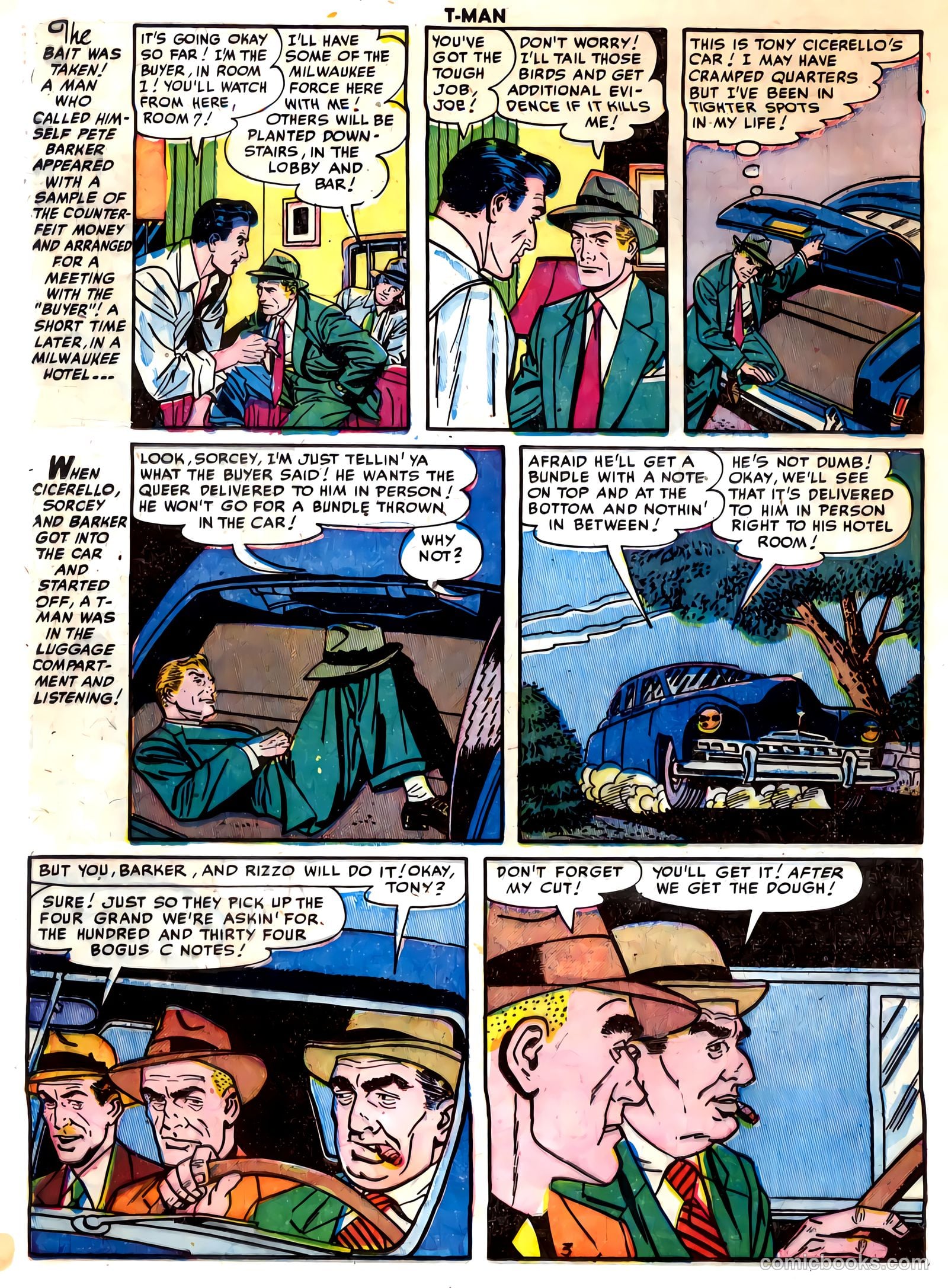 T-Man #5 (1952) — page 16 of 36