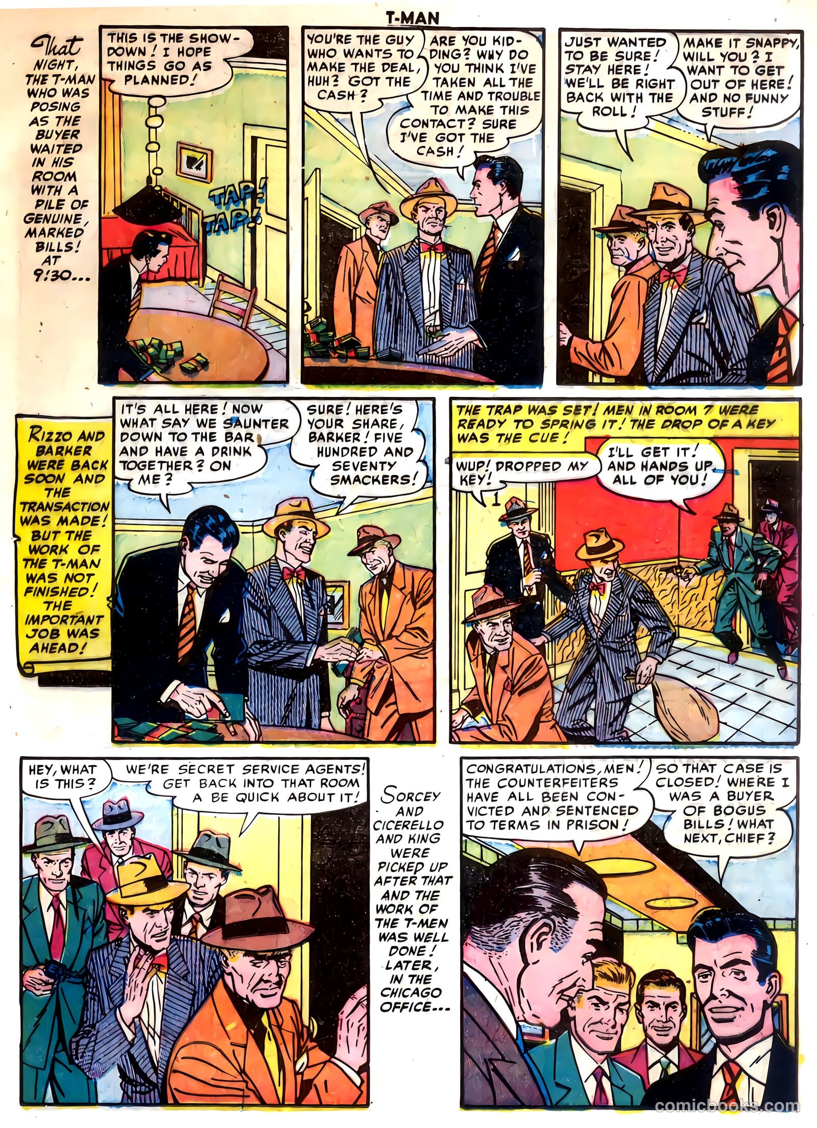 T-Man #5 (1952) — page 17 of 36