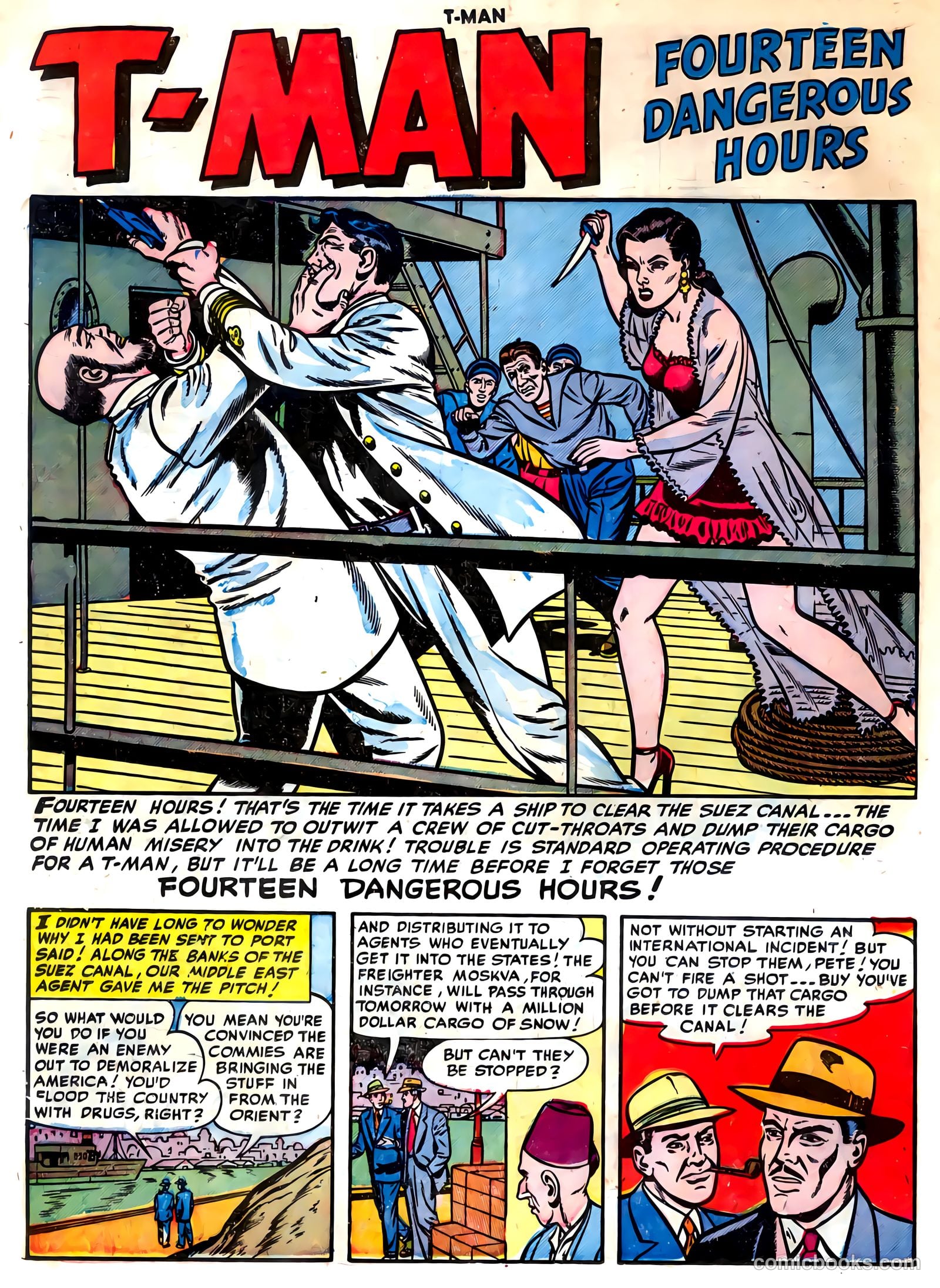 T-Man #5 (1952) — page 18 of 36