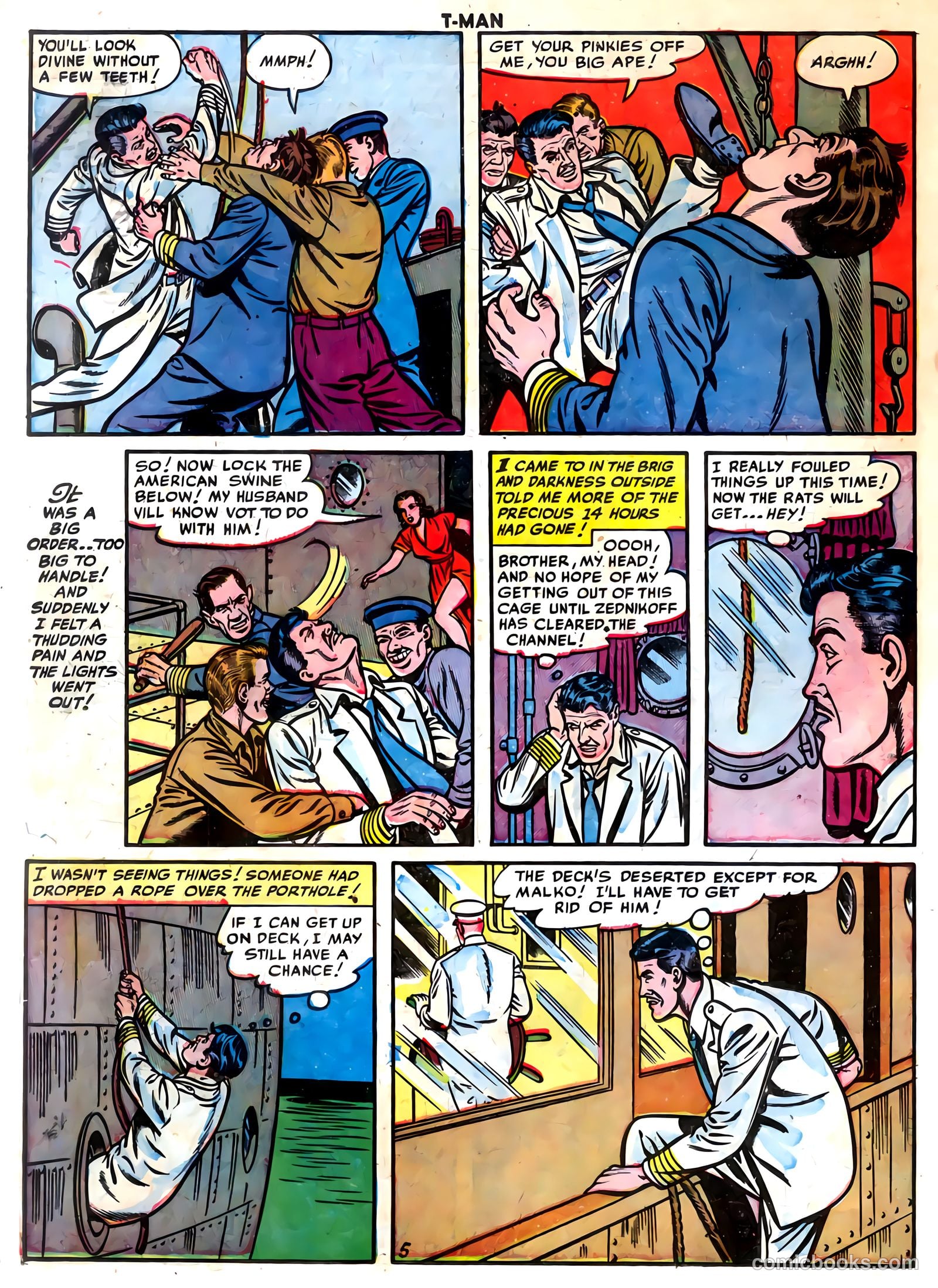 T-Man #5 (1952) — page 22 of 36