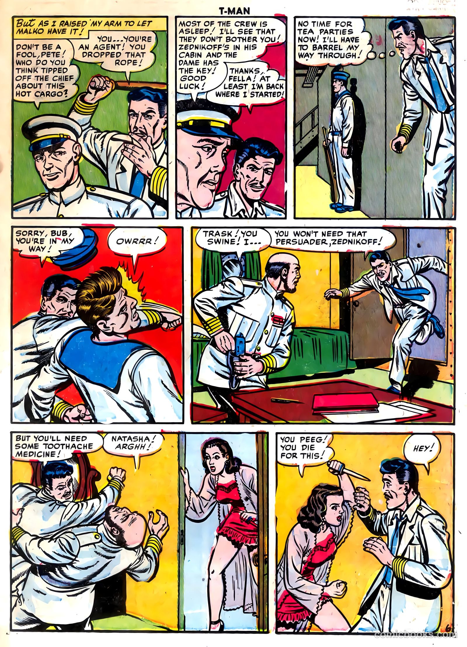 T-Man #5 (1952) — page 23 of 36