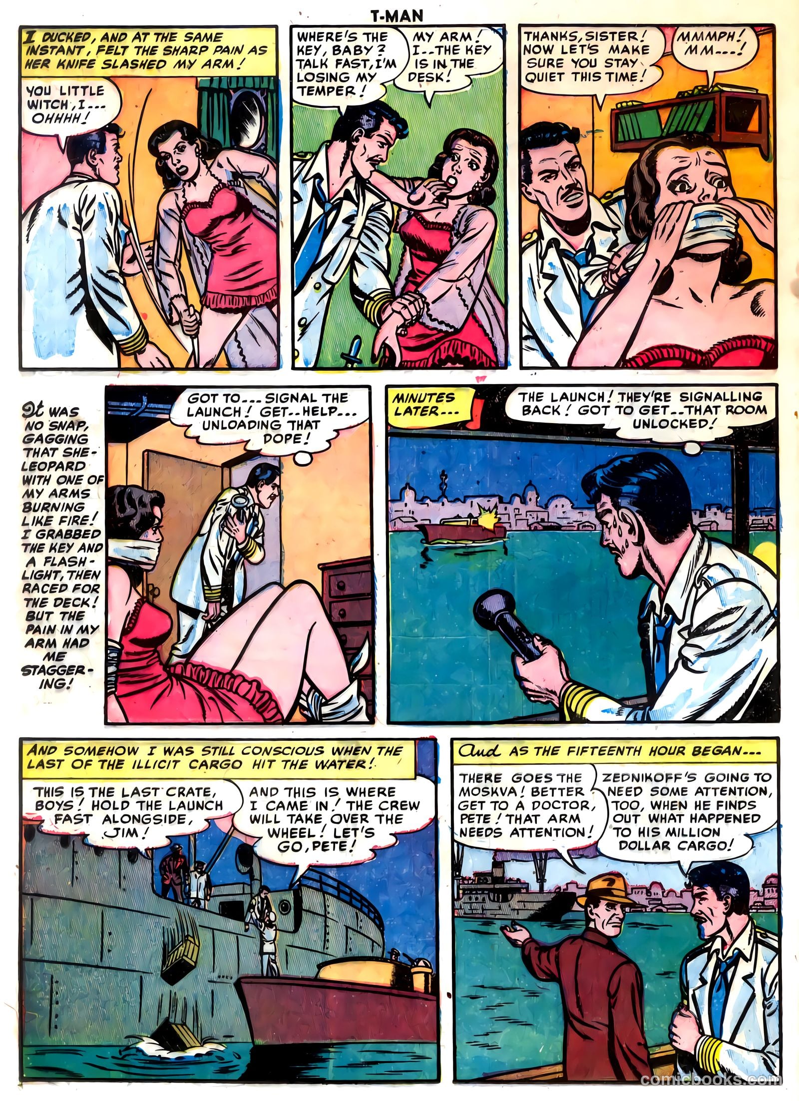 T-Man #5 (1952) — page 24 of 36