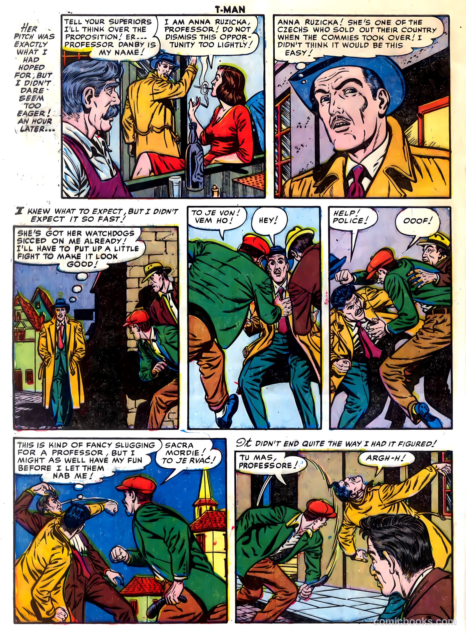 T-Man #5 (1952) — page 28 of 36