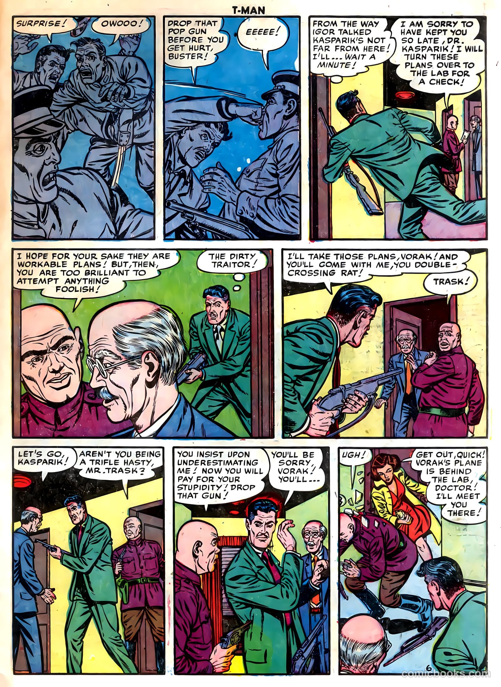 T-Man #5 (1952) — page 31 of 36
